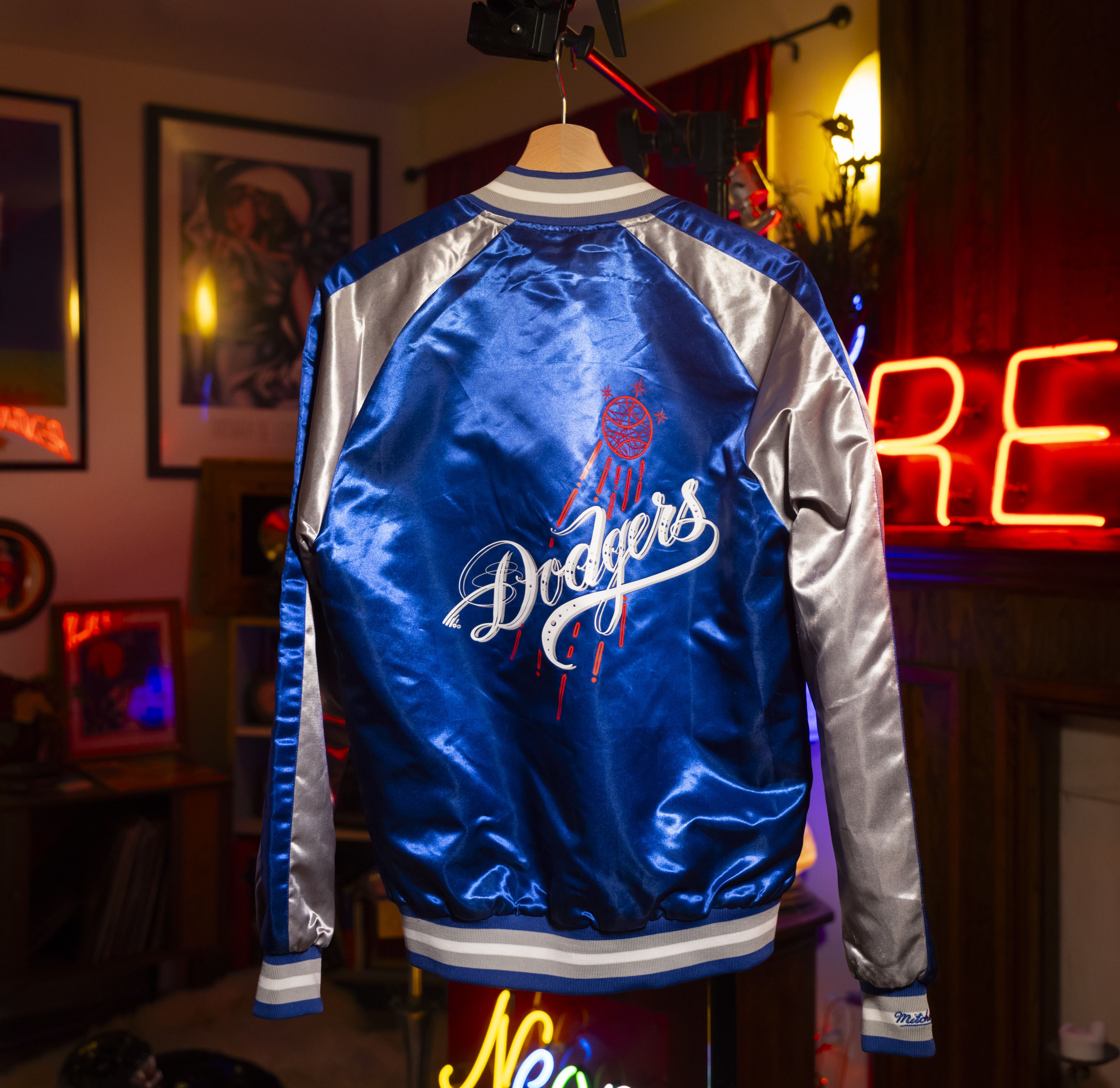Mitchell & Ness LA Dodgers rare Mitchell & Ness x The Hideaway satin jacket Size US S / EU 44-46 / 1 - 5 Thumbnail