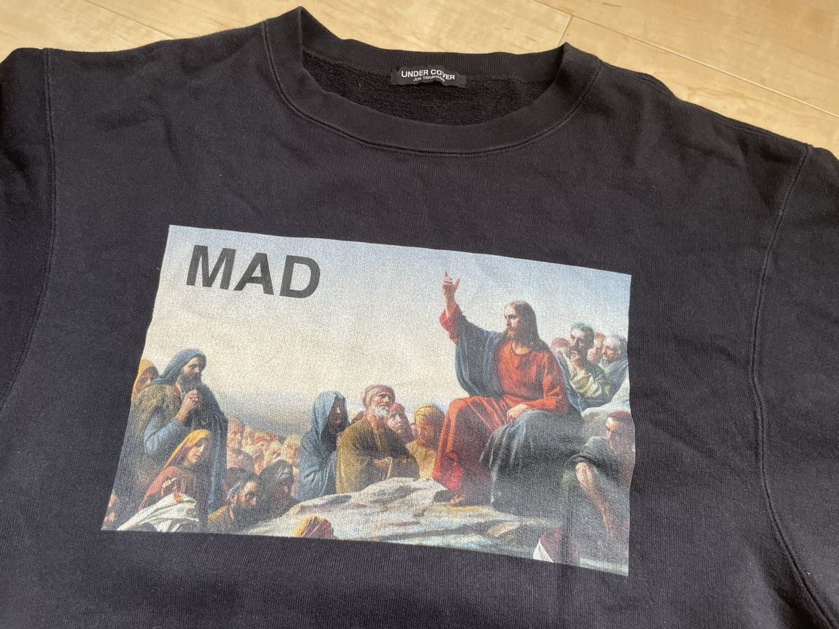 Jun Takahashi Undercover Mad Jesus Black Sweatshirt Size US M / EU 48-50 / 2 - 5 Thumbnail