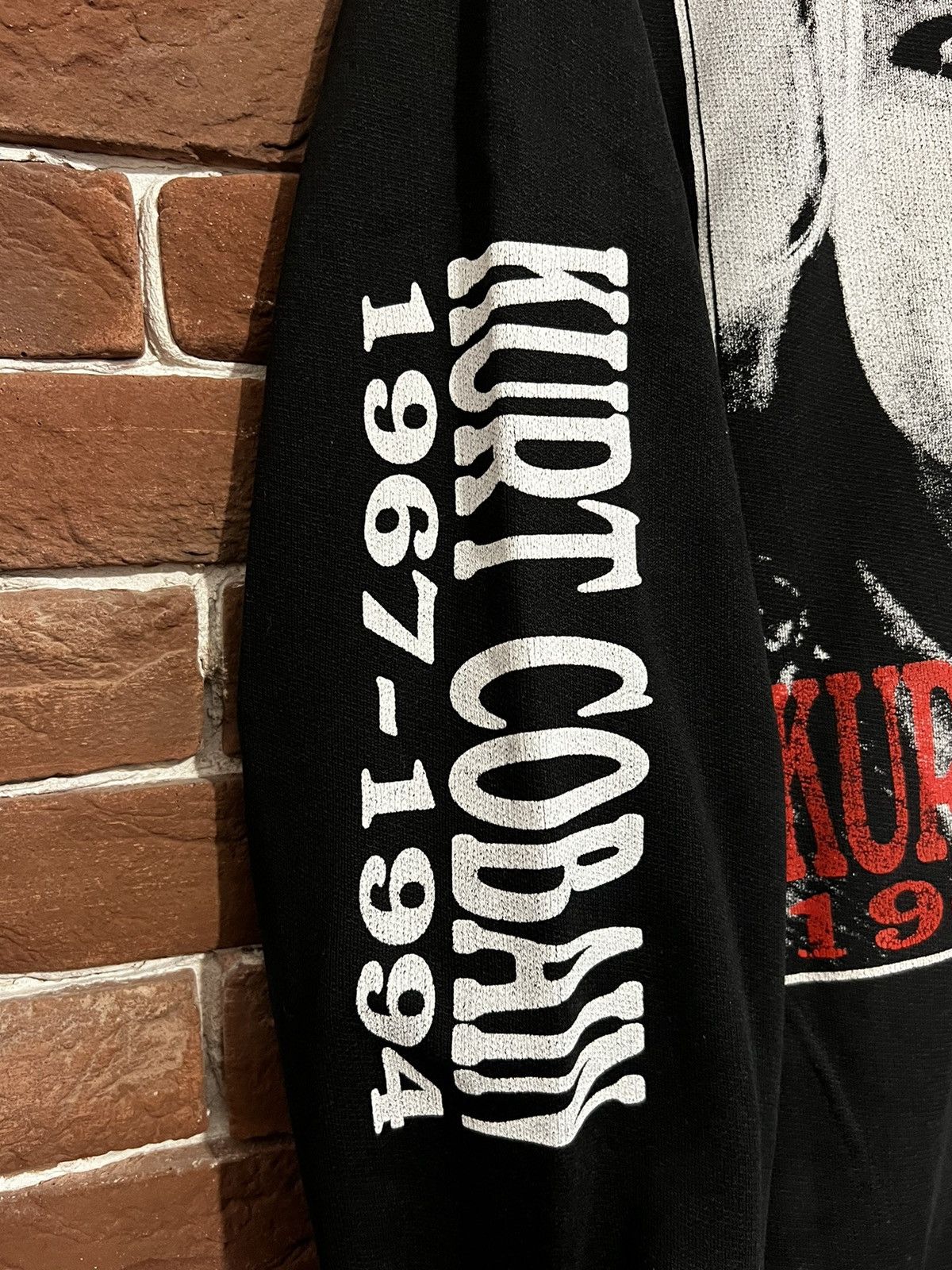 Band Tees Rare Vintage Kurt Cobain Nirvana Hoodie Grunge Band Hype 90s Size US XL / EU 56 / 4 - 4 Thumbnail