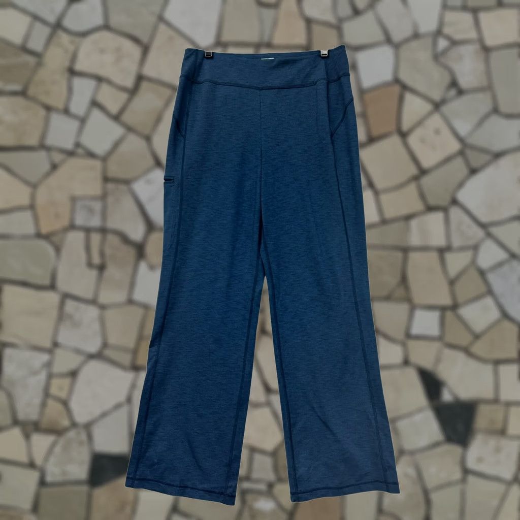 Duluth Trading Company Duluth Trading Womens Pants Knit Stretch M Blue Ankle Nylon Polyester 6598 Size 32" / US 10 / IT 46 - 1 Thumbnail