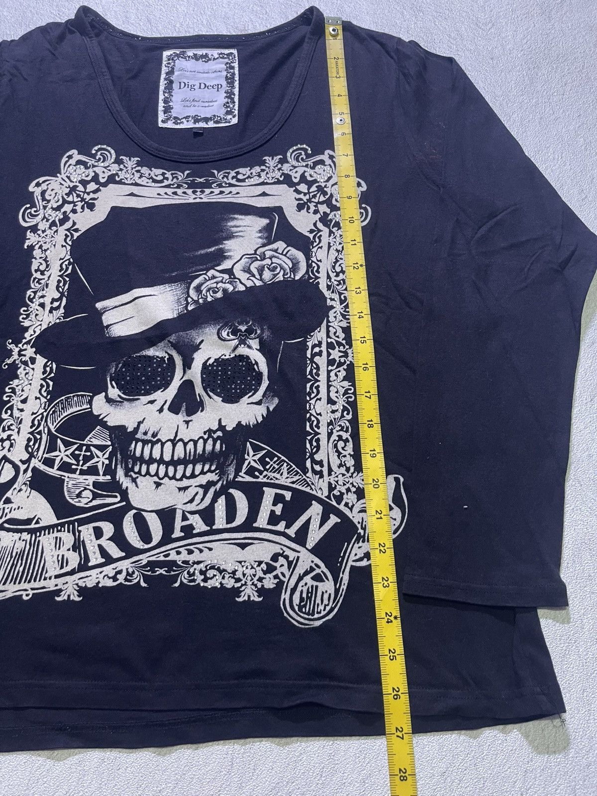 Japanese Brand Y2K DIG DEEP long sleeve tshirt Size US M / EU 48-50 / 2 - 8 Thumbnail