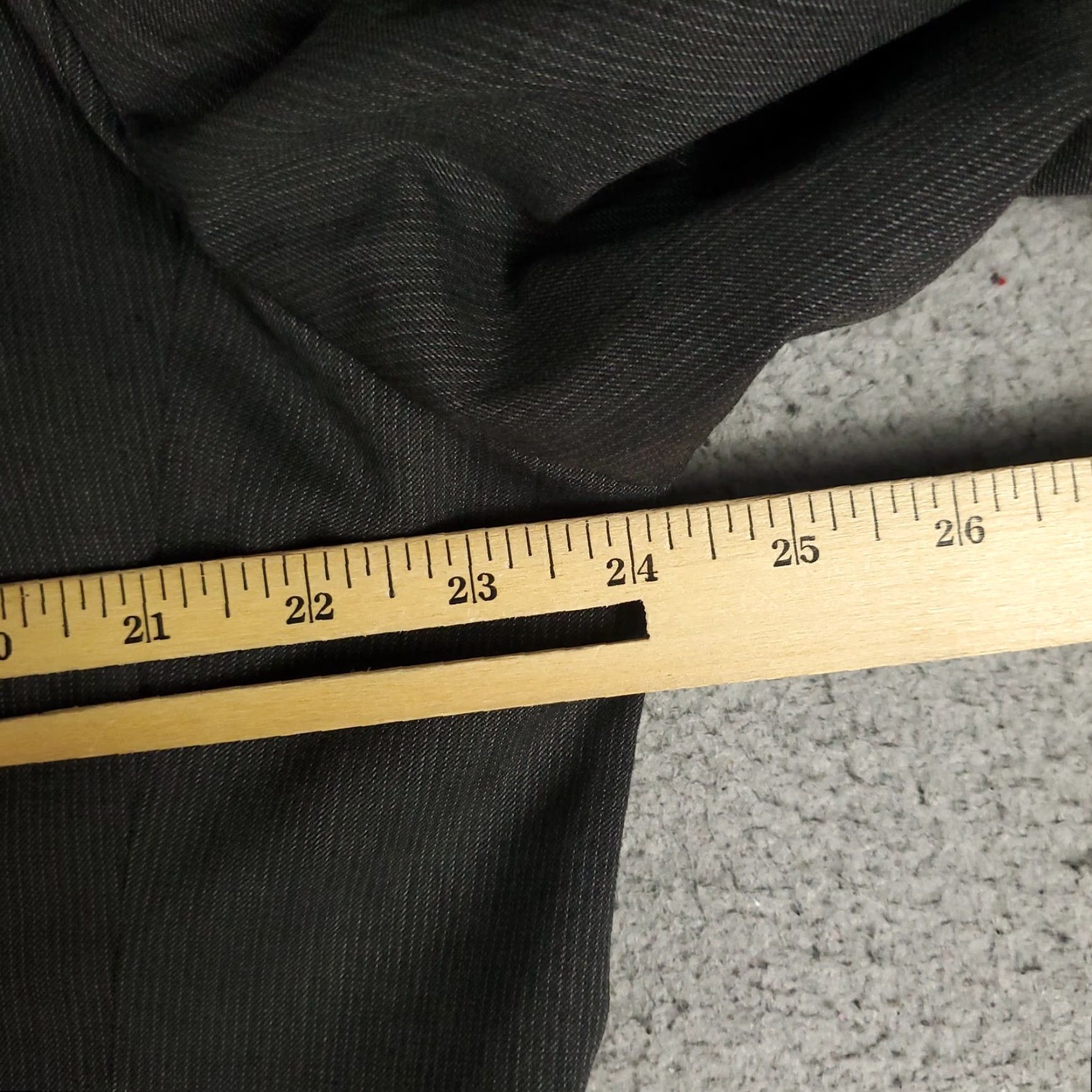Ralph Lauren Ralph Lauren Blazer Gray Striped Wool Regular Fit Adult Size 44 L Classic Mens Size 44R - 7 Thumbnail
