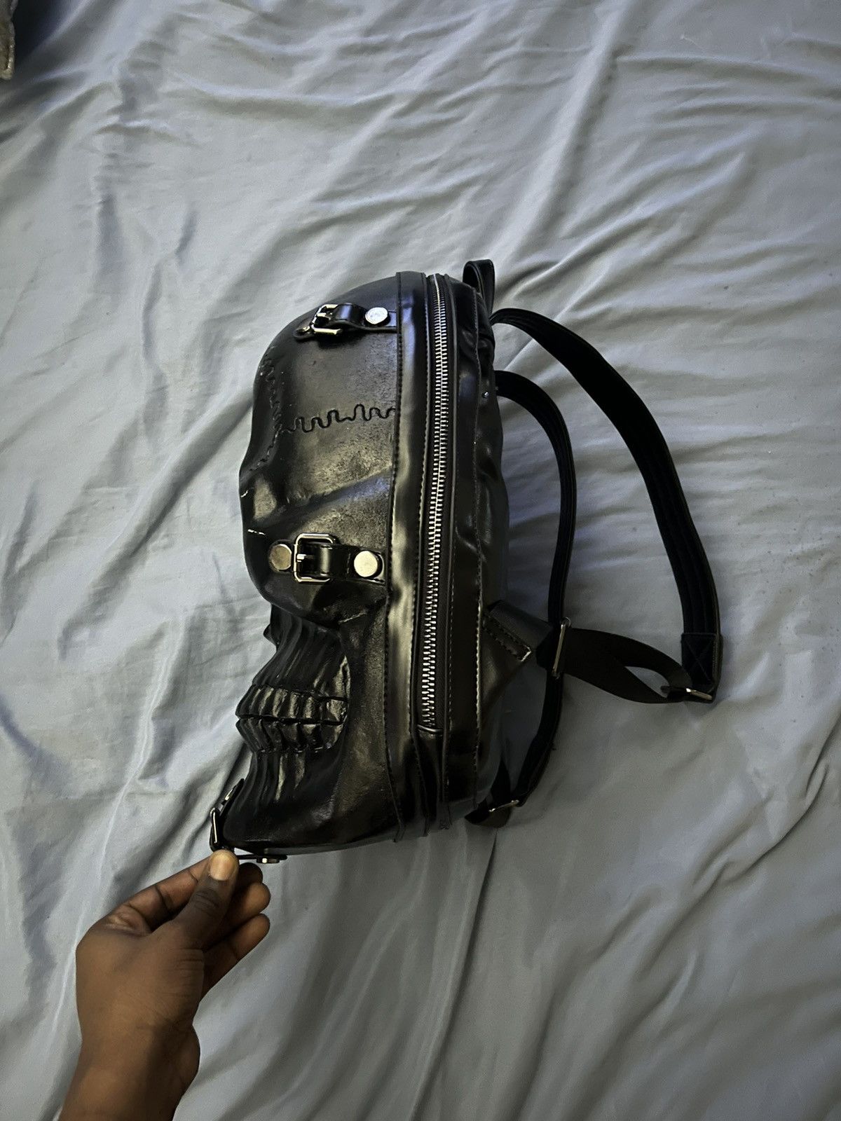 Vintage Unique Skull Backpack Size ONE SIZE - 2 Thumbnail