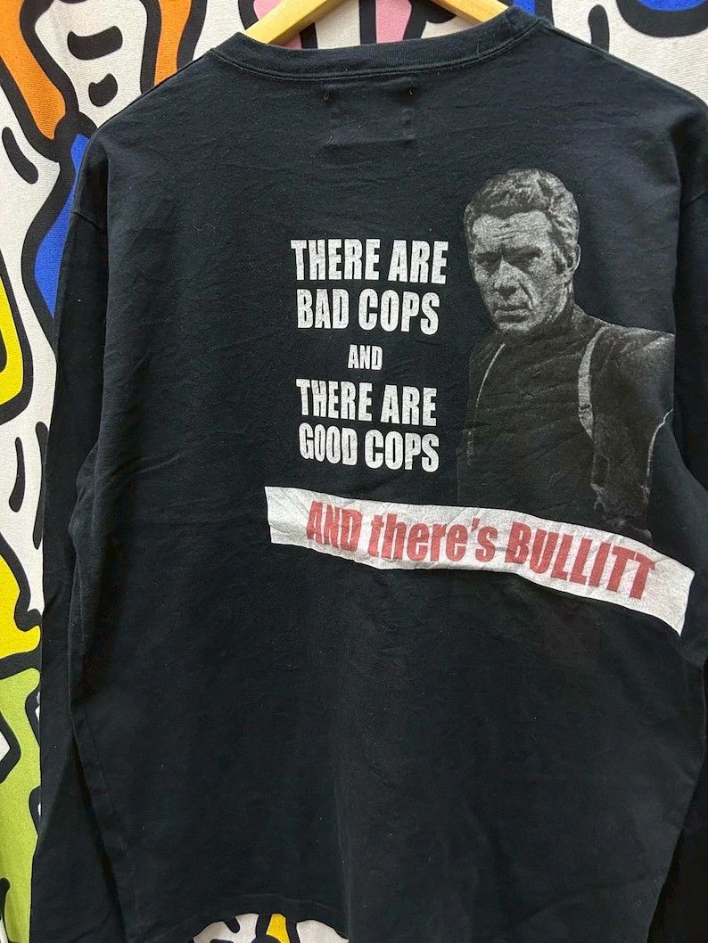 Vintage Vintage 2000s Bullitt Movie tshirt size XL fits like L Size US L / EU 52-54 / 3 - 1 Thumbnail