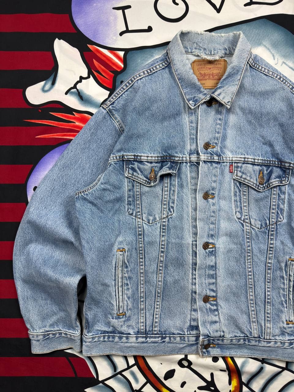 Levi's Vintage Levi's Denim Truck Jacket 70507 0214 Made In USA Size US L / EU 52-54 / 3 - 2 Thumbnail