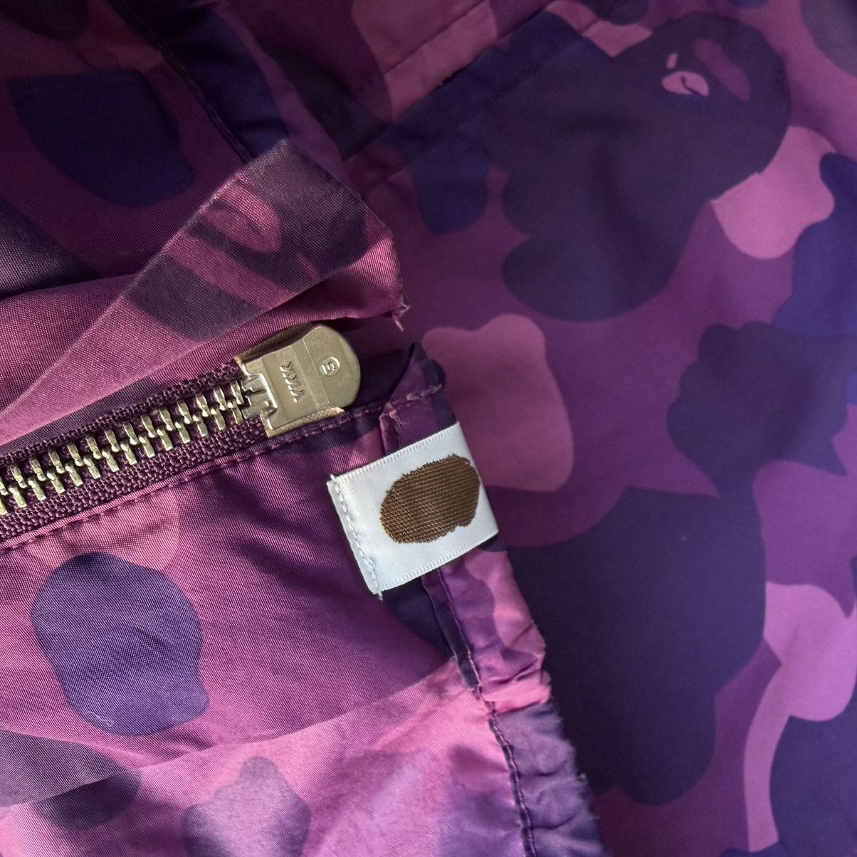 Bape OG BAPE NYLON FULL ZIP PURPLE CAMO Size US M / EU 48-50 / 2 - 10 Thumbnail