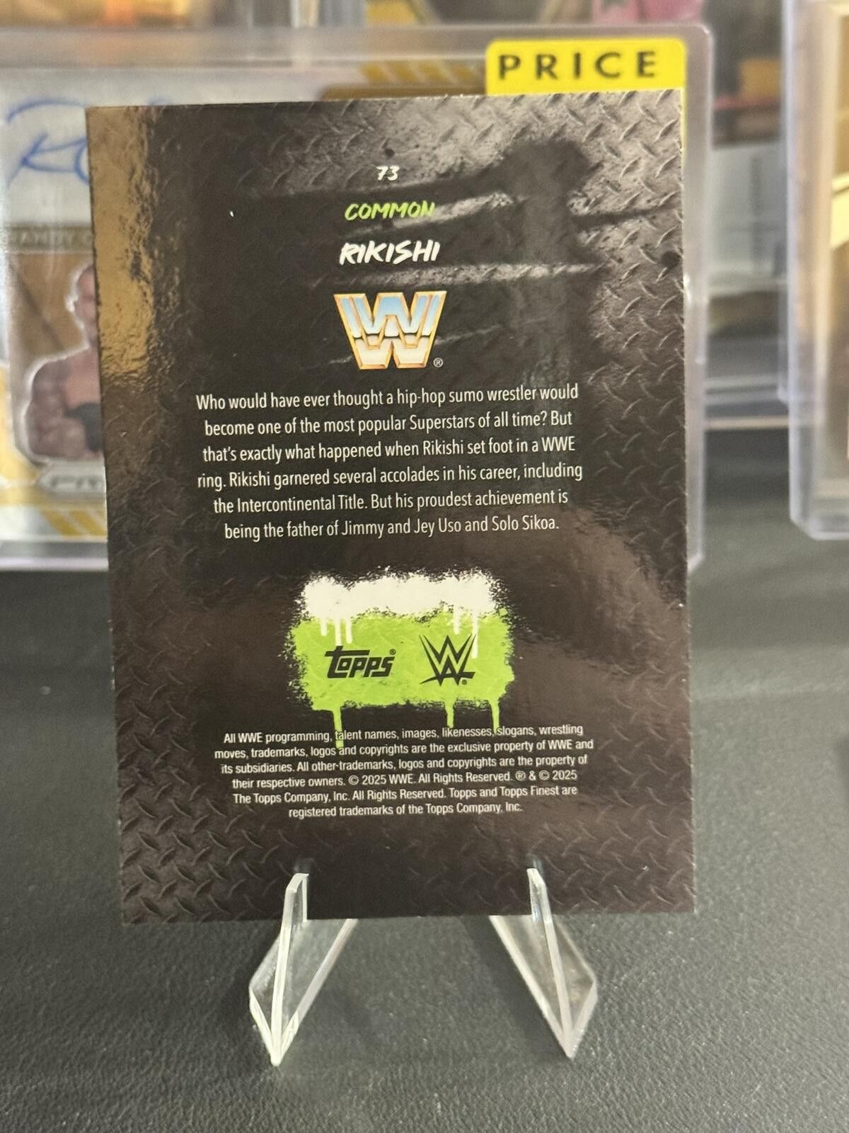 Topshop 2025 Topps Finest WWE Rikishi /50 #73 Size ONE SIZE - 2 Thumbnail