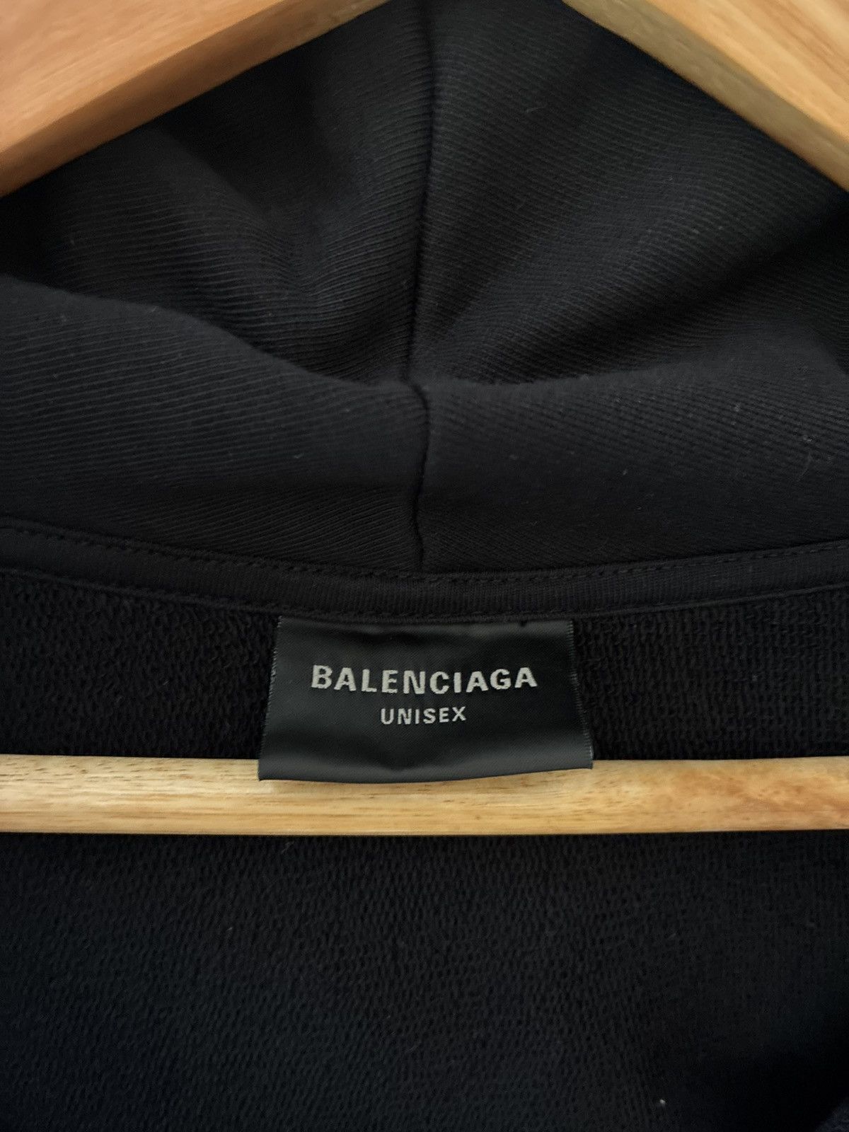 Balenciaga Balenciaga Gaffer Distressed Oversize Hooded Sweater Size US S / EU 44-46 / 1 - 5 Thumbnail