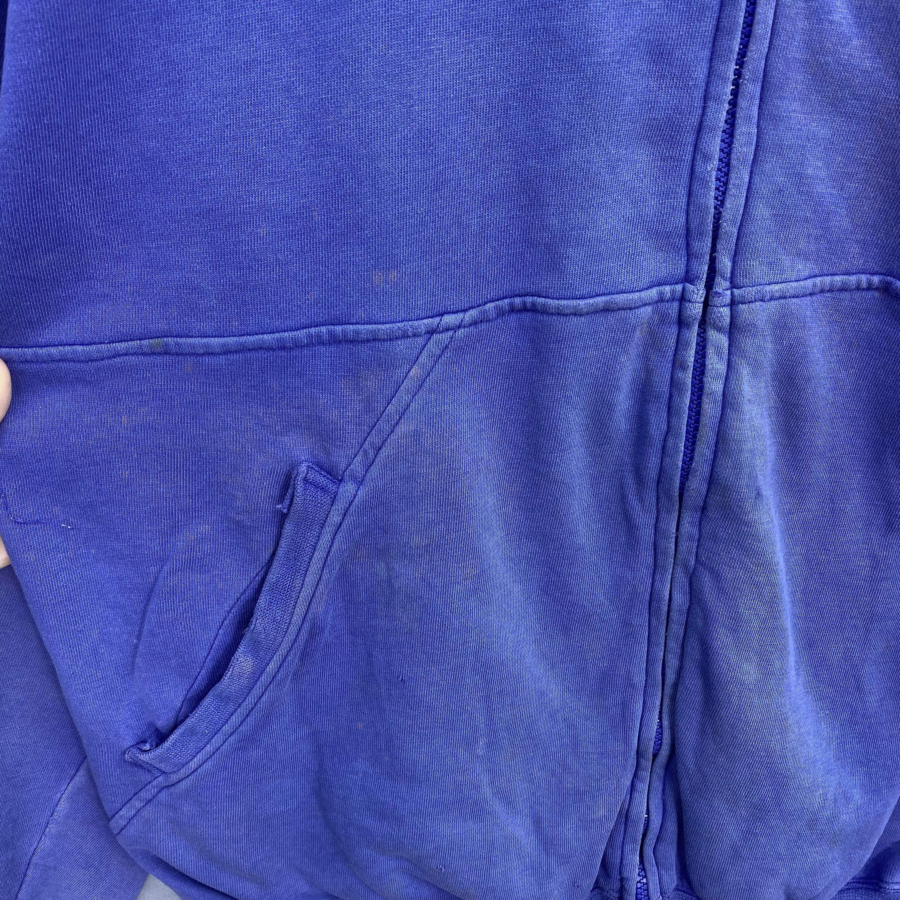 Japanese Brand Vintage 90s Mac Hope Zip Up Hoodie Faded Purple Sweatshirt Size US M / EU 48-50 / 2 - 11 Thumbnail