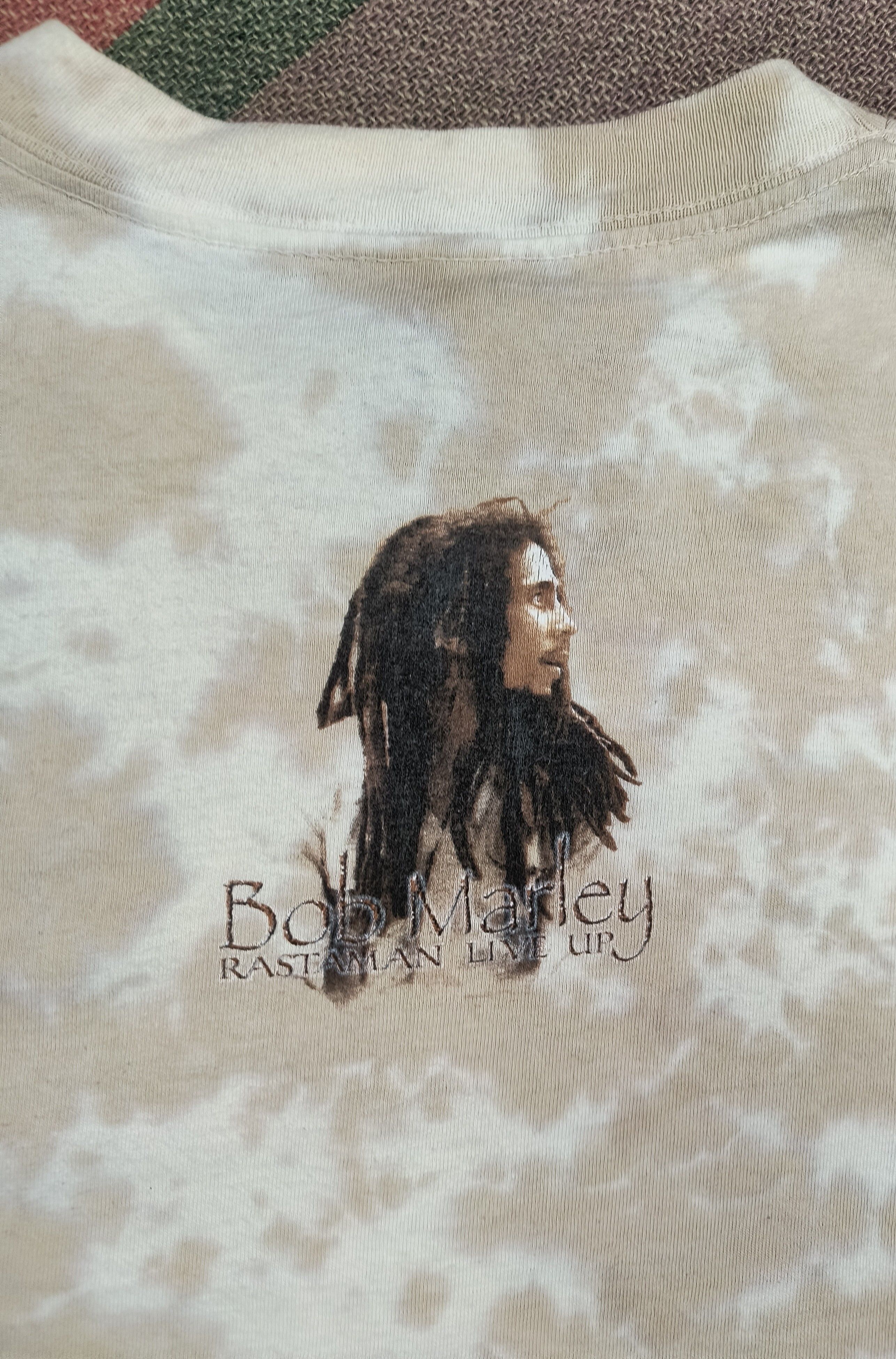 Vintage Vintage Y2K Bob Marley rastaman live up tee Size US L / EU 52-54 / 3 - 7 Thumbnail