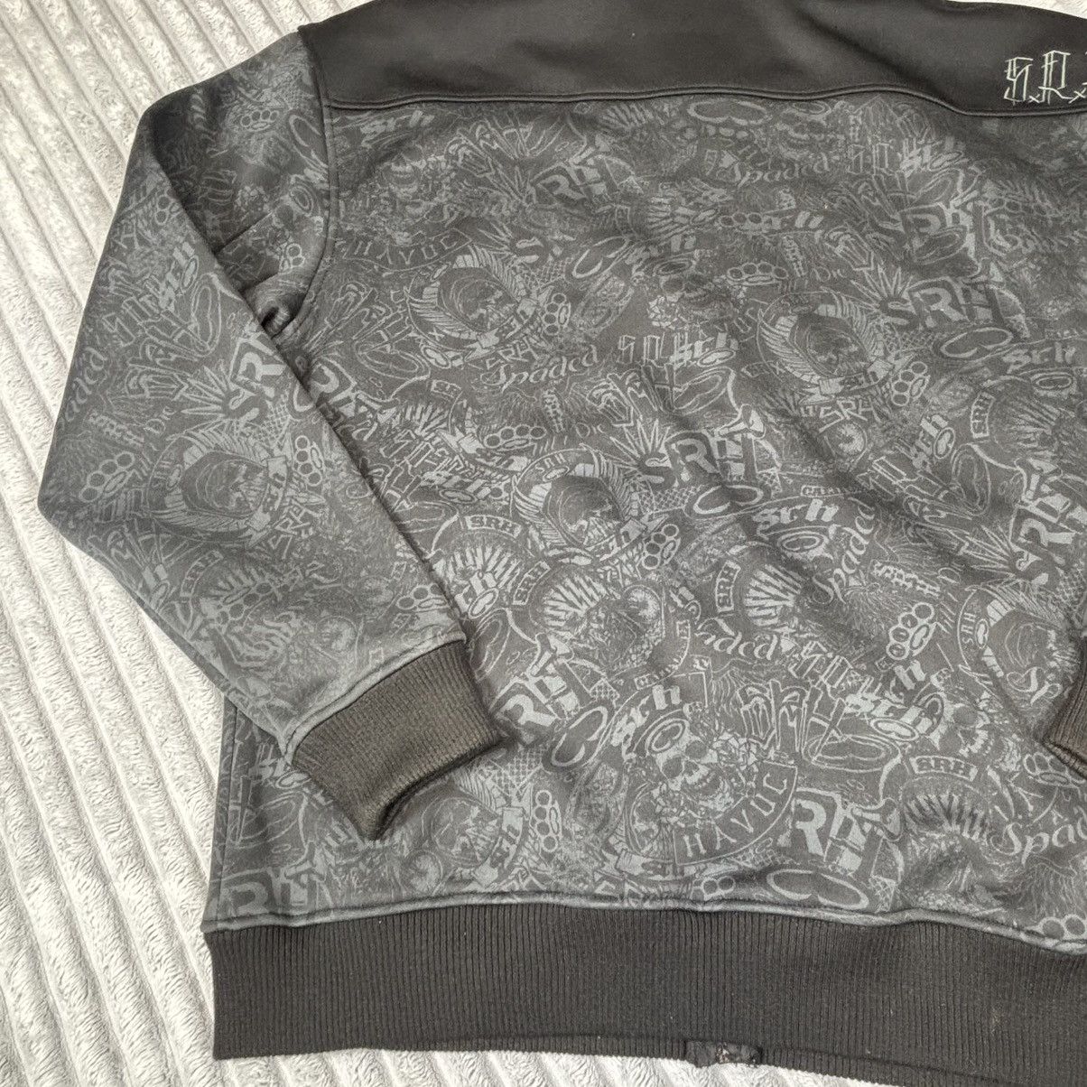 Other Vintage Men’s 2xL SRH All Over Print Skulls 2000s Y2K hoodie Size US XXL / EU 58 / 5 - 14 Thumbnail