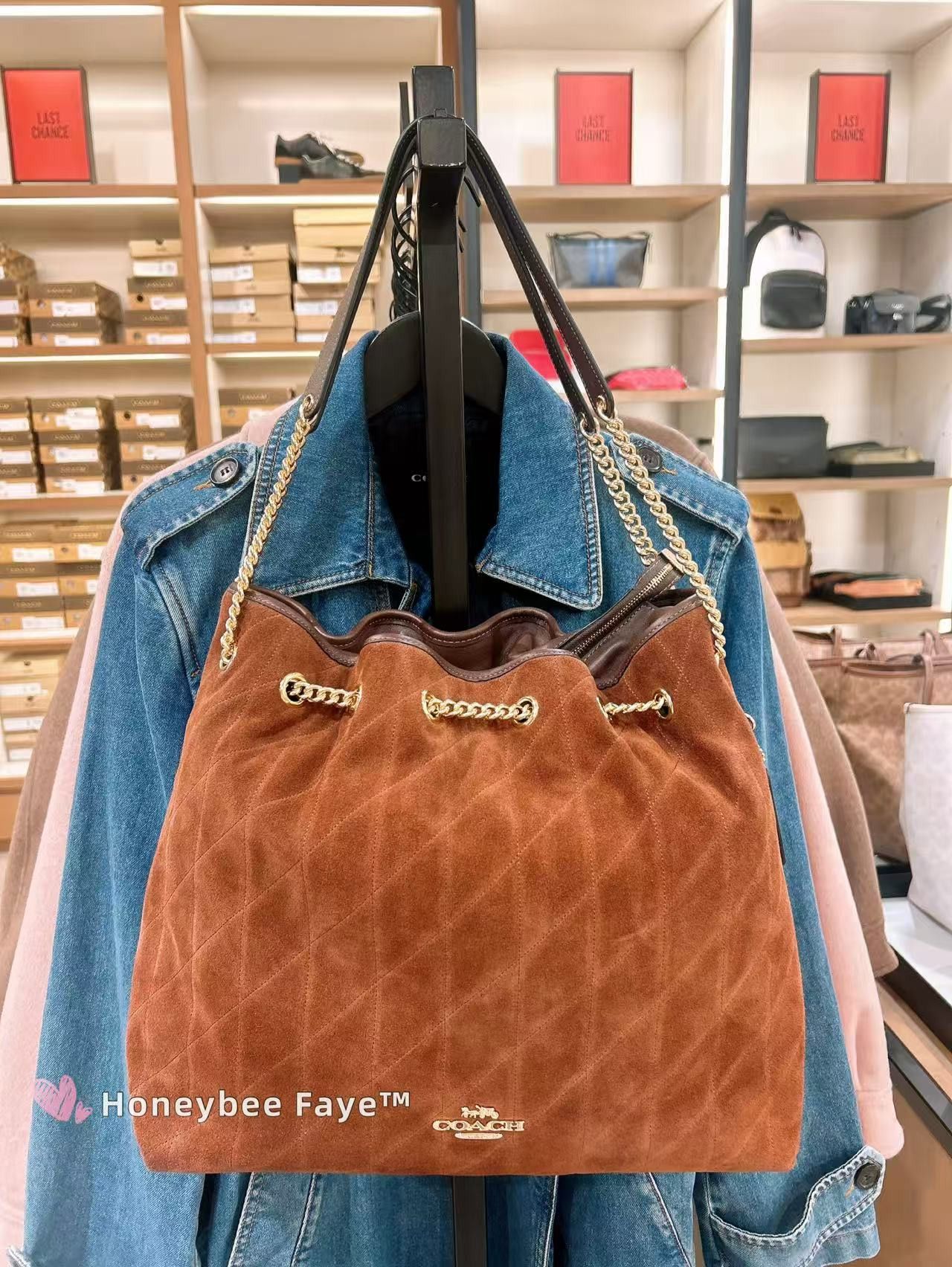 Coach Evelyn Large Shoulder Bag With Quilting CCZ83 Size ONE SIZE - 2 Thumbnail