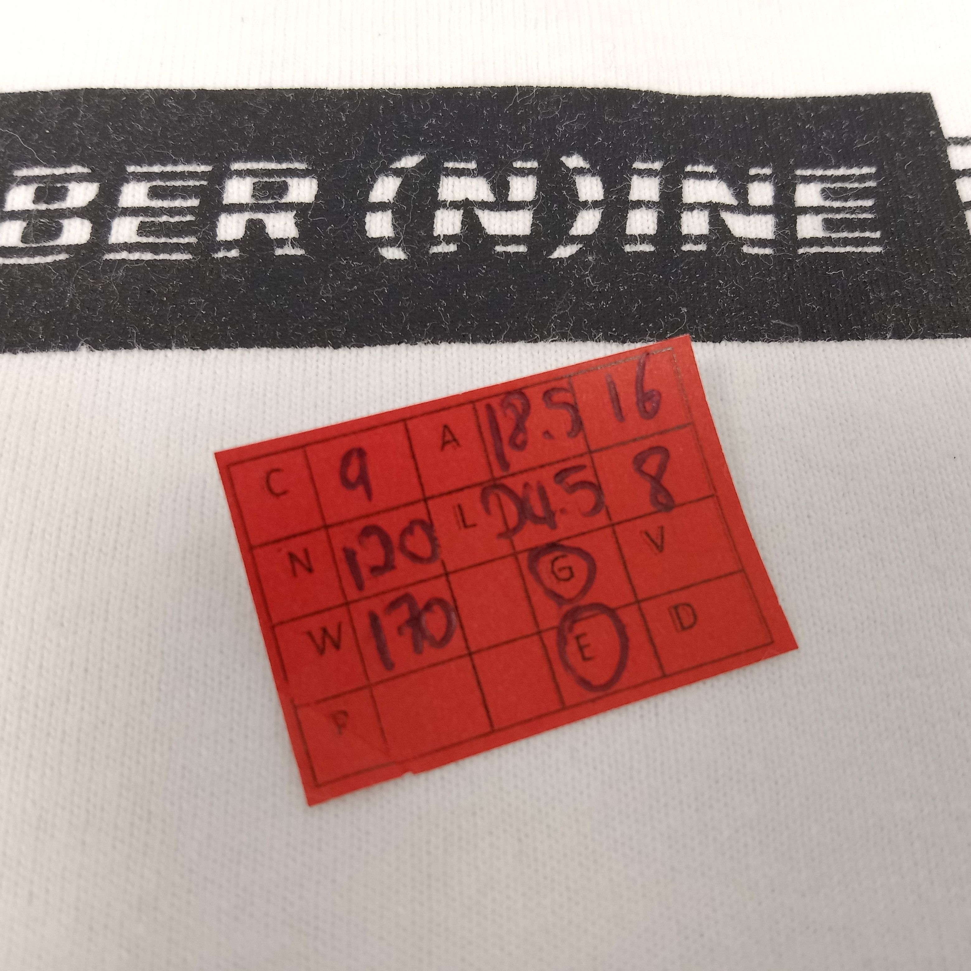 Number (N)ine Number Nine Japanese Brand Center Box Design Tshirt Size US S / EU 44-46 / 1 - 8 Thumbnail