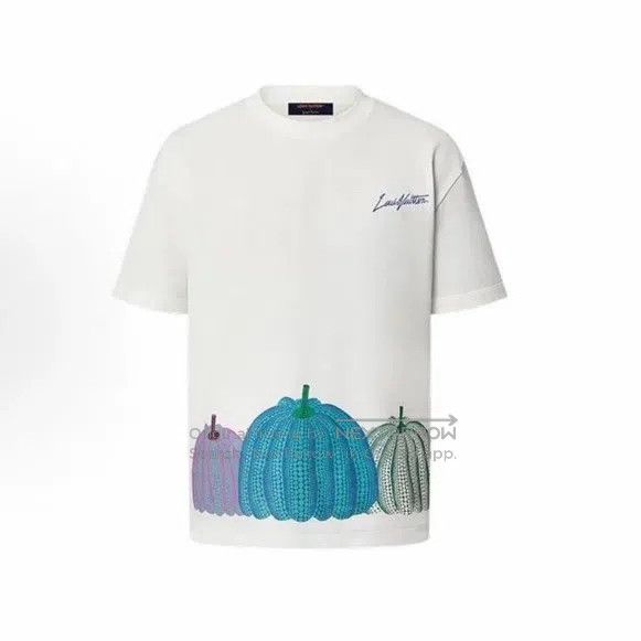 Louis Vuitton Louis Vuitton Kusama Yayoi Pumpkin Short Sleeves Size US L / EU 52-54 / 3 - 8 Thumbnail