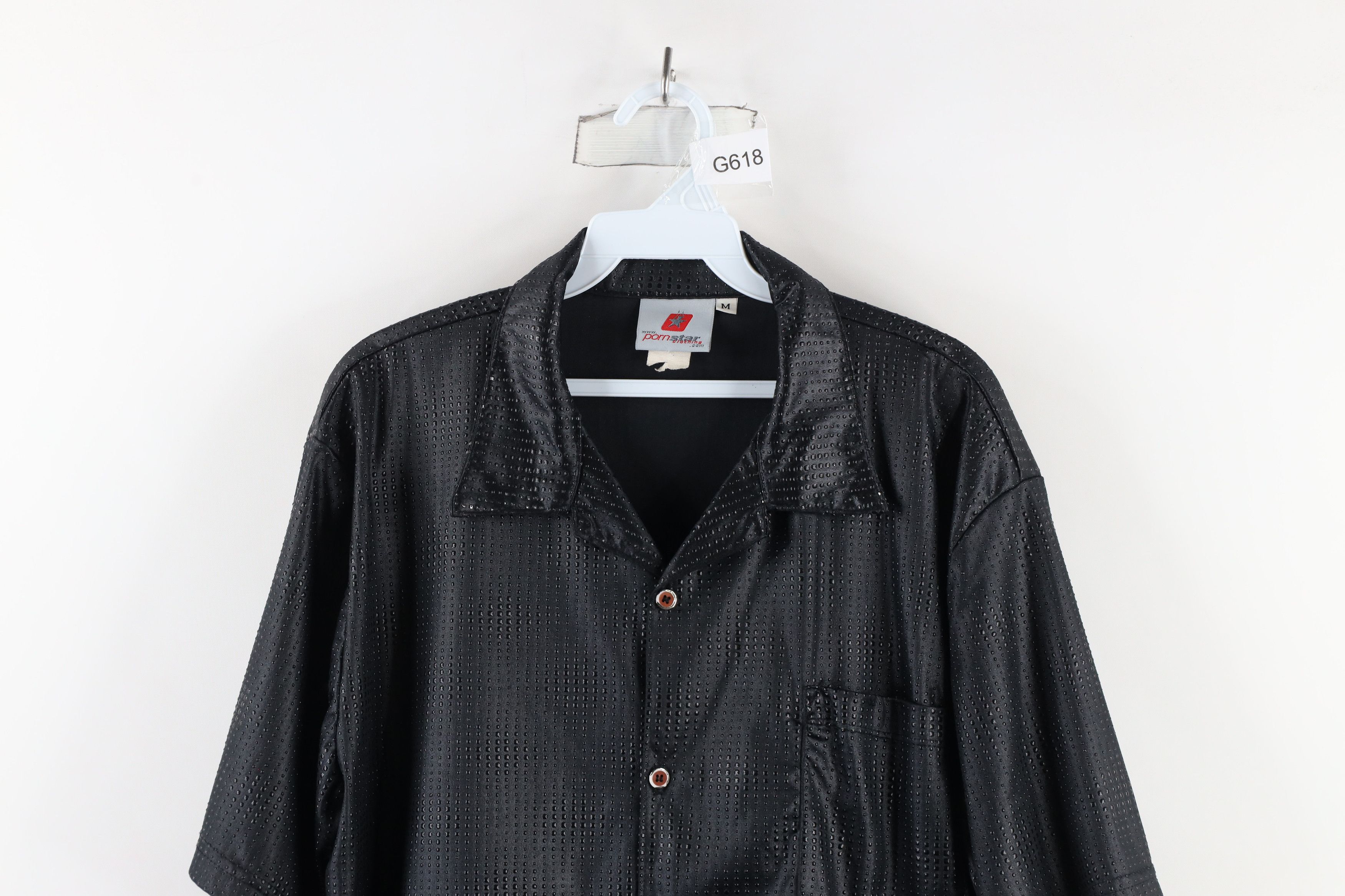 Vintage Vintage 90s Pornstar Clothing Camp Collar Button Shirt USA Size US M / EU 48-50 / 2 - 2 Thumbnail