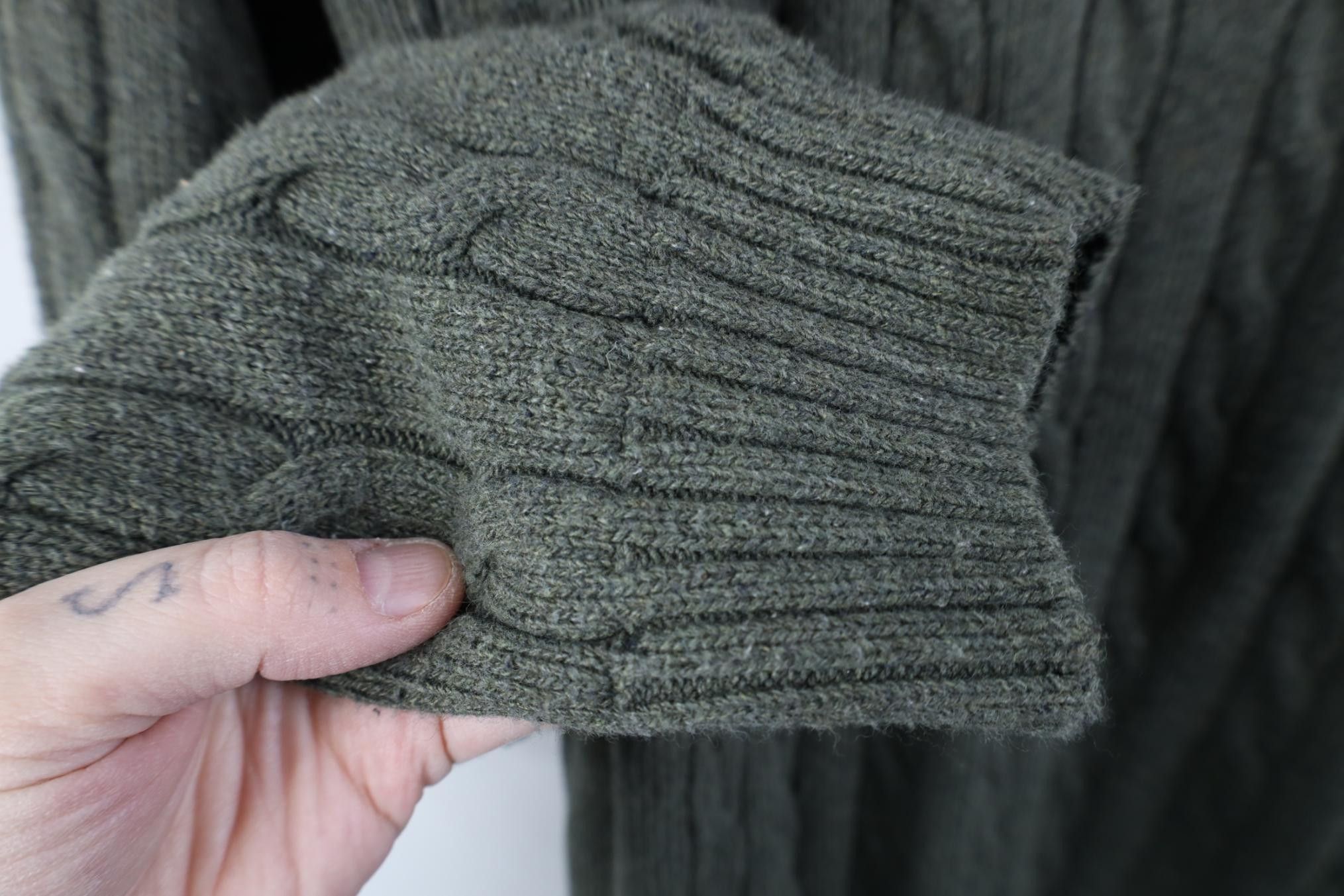 Vintage Vintage 90s Streetwear Chunky Cable Knit Crewneck Sweater Size US XL / EU 56 / 4 - 6 Thumbnail