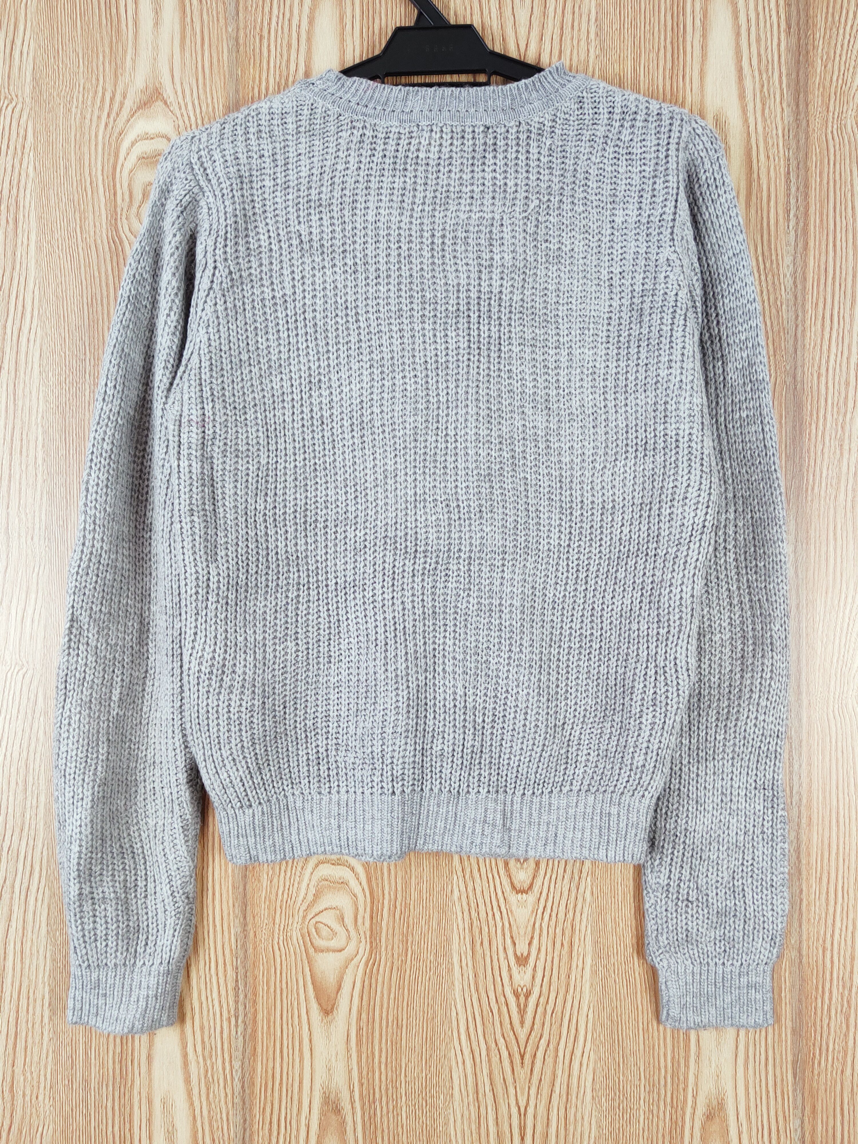 Japanese Brand × Vintage Ingni Gray Knitwear Sweatshirts #W762 Size M / US 6-8 / IT 42-44 - 7 Thumbnail