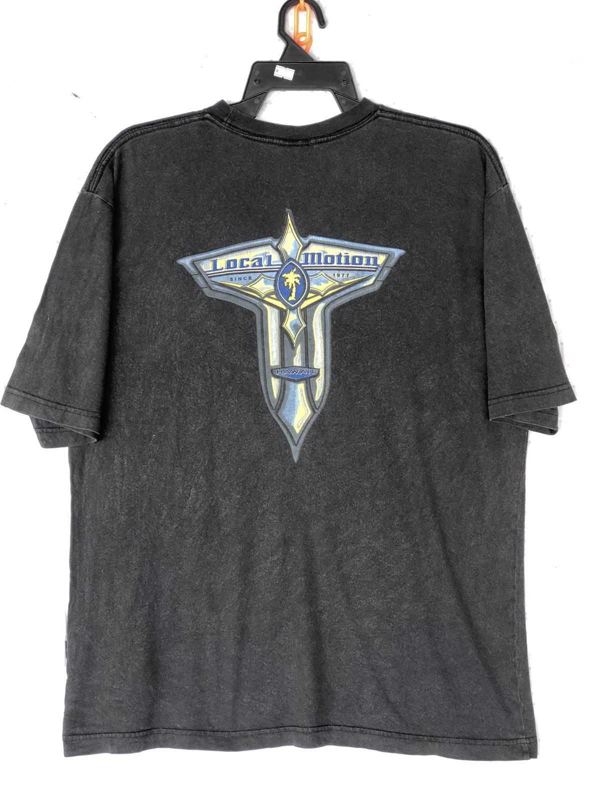 Vintage Vintage Local Motion Surfing Black Faded Tee Size US L / EU 52-54 / 3 - 1 Thumbnail