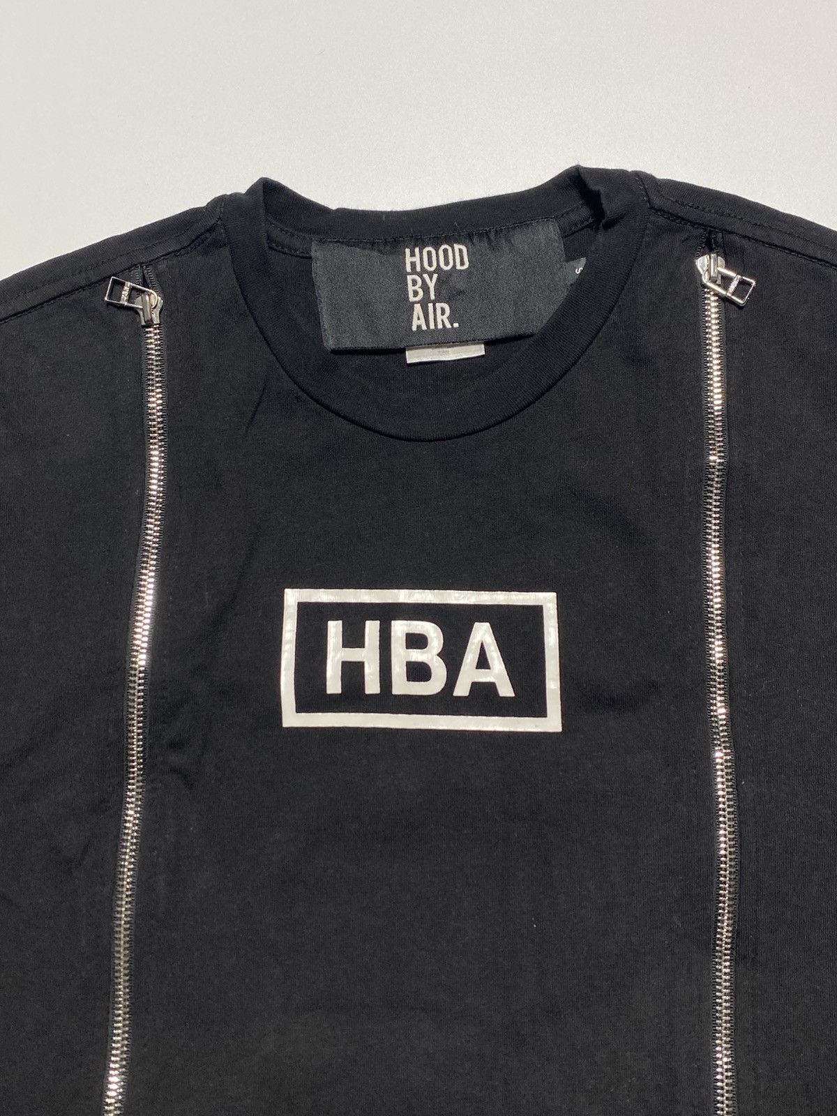 Hood By Air Hood By Air Double Zip Logo T-Shirt Size US S / EU 44-46 / 1 - 4 Thumbnail
