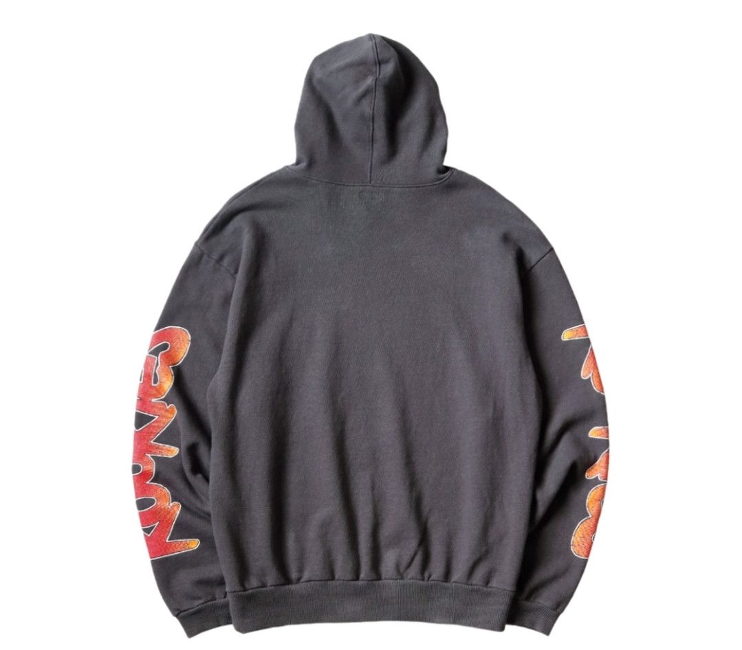 Kapital Kapital Fleece Hooded Sweatshirt Rainbow Y Pt ink Black Size US XXL / EU 58 / 5 - 2 Thumbnail