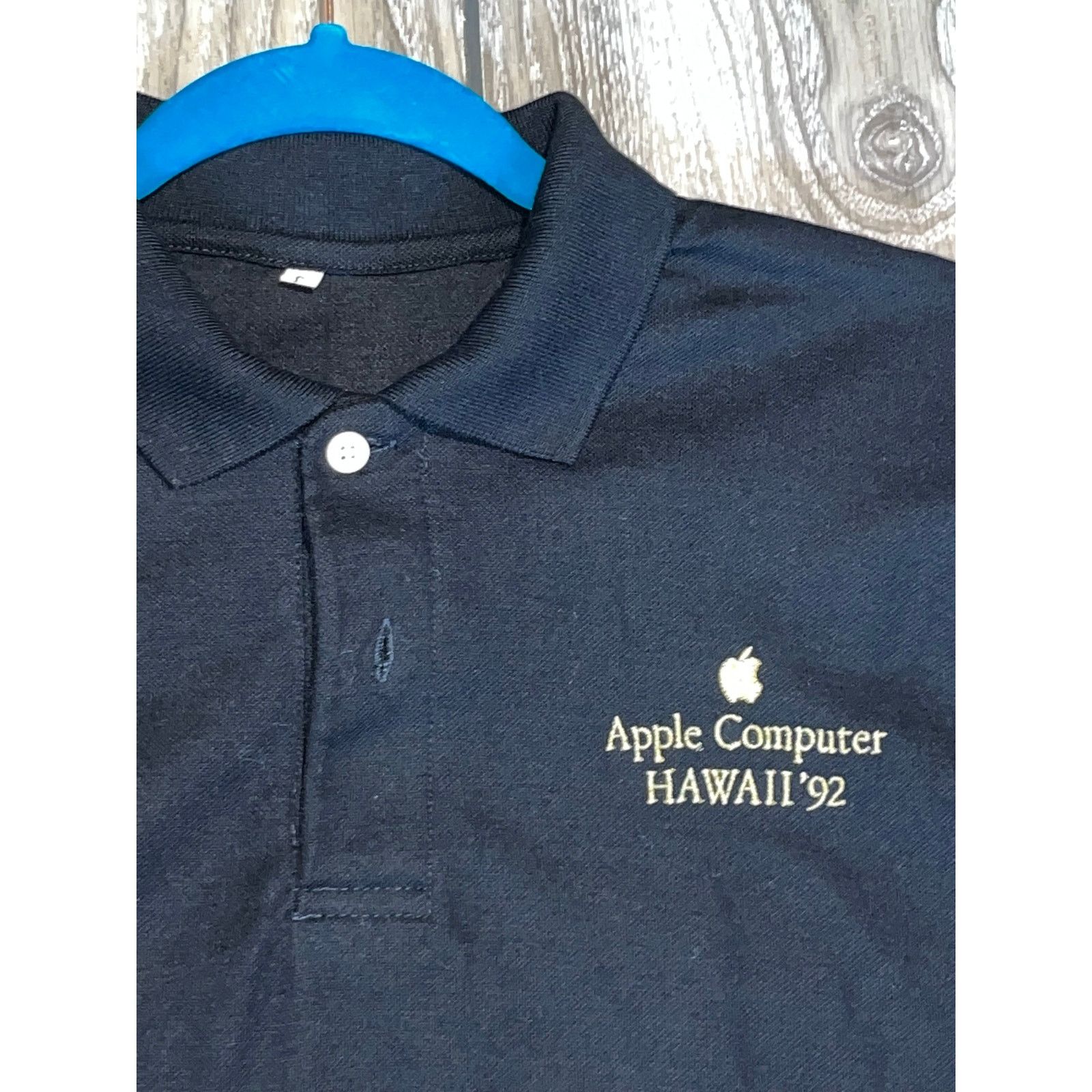 Apple Apple Computer HAWAII 1992 Mens Black Shirt! Size US L / EU 52-54 / 3 - 3 Thumbnail
