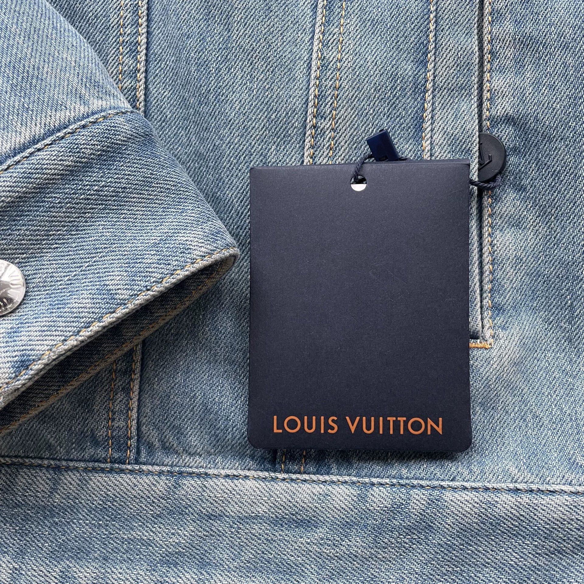 Louis Vuitton Unused LOUIS VUITTON SS26 Women's SKI Denim Jkt 36 19999 Size XS / US 0-2 / IT 36-38 - 3 Thumbnail