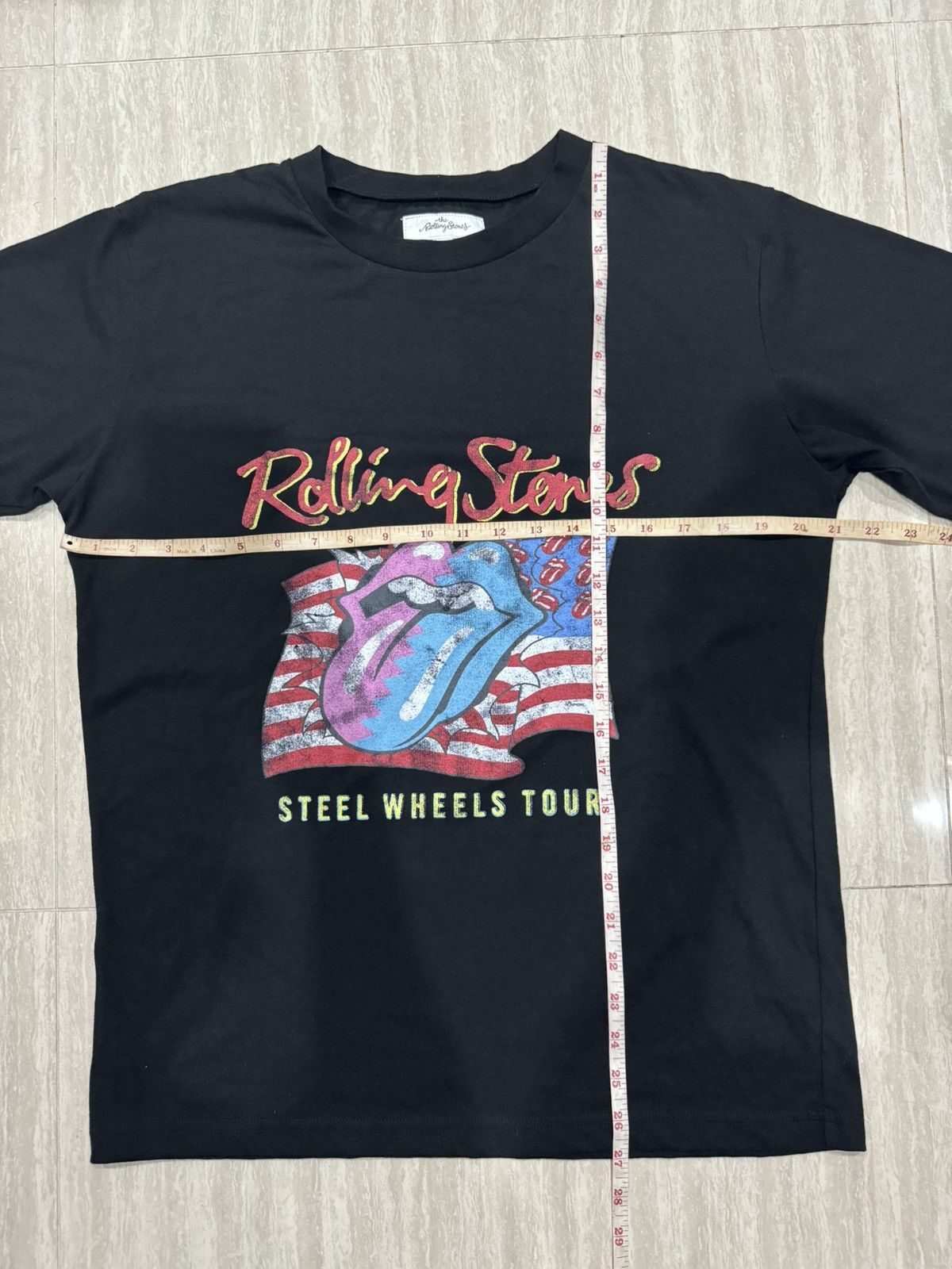 The Rolling Stones ROLLING STONES Steel Wheels Tour Short Sleeve T-shirt Size US L / EU 52-54 / 3 - 3 Thumbnail