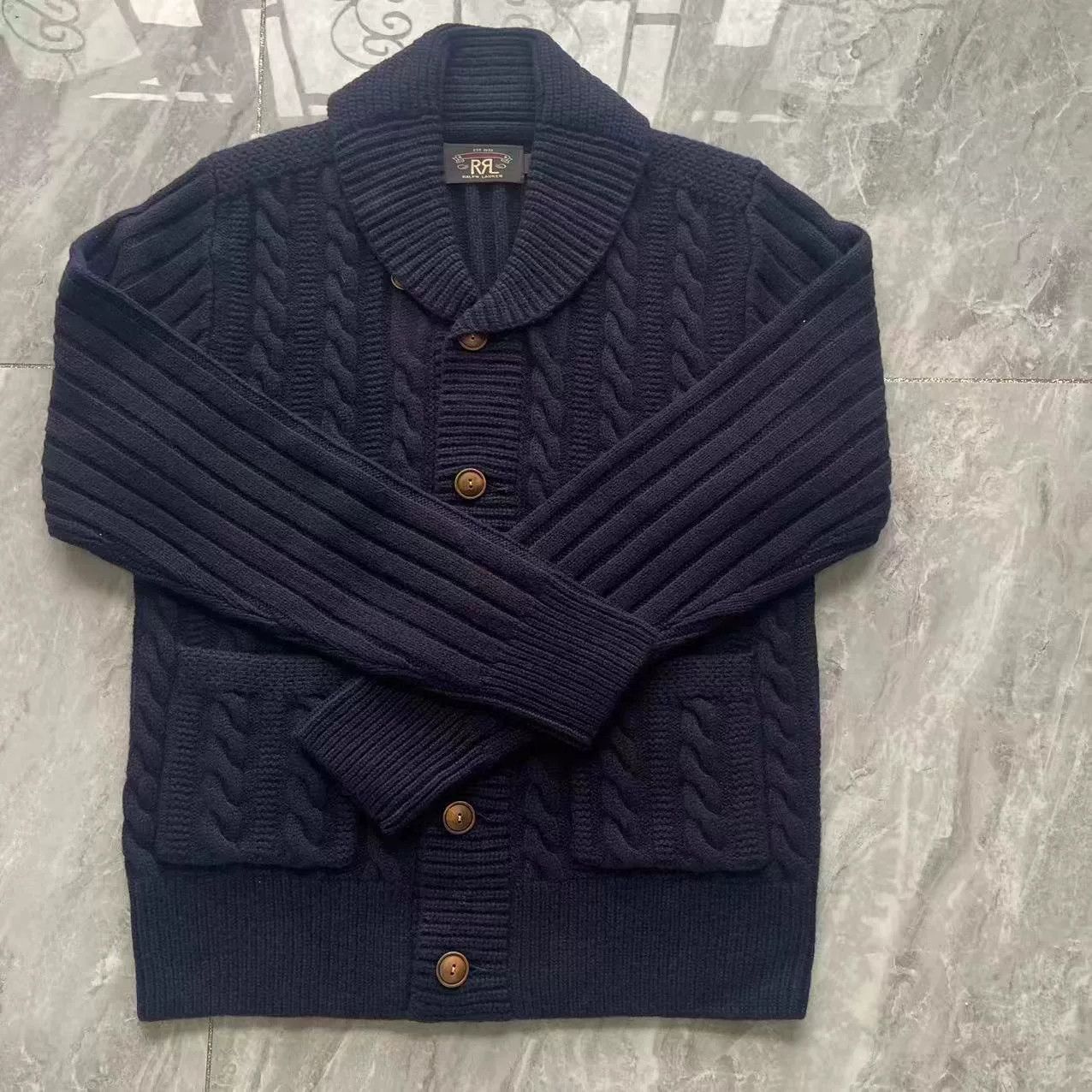 RRL Ralph Lauren RRL Ralph Lauren Cable Knit Cardigan Size US M / EU 48-50 / 2 - 1 Thumbnail