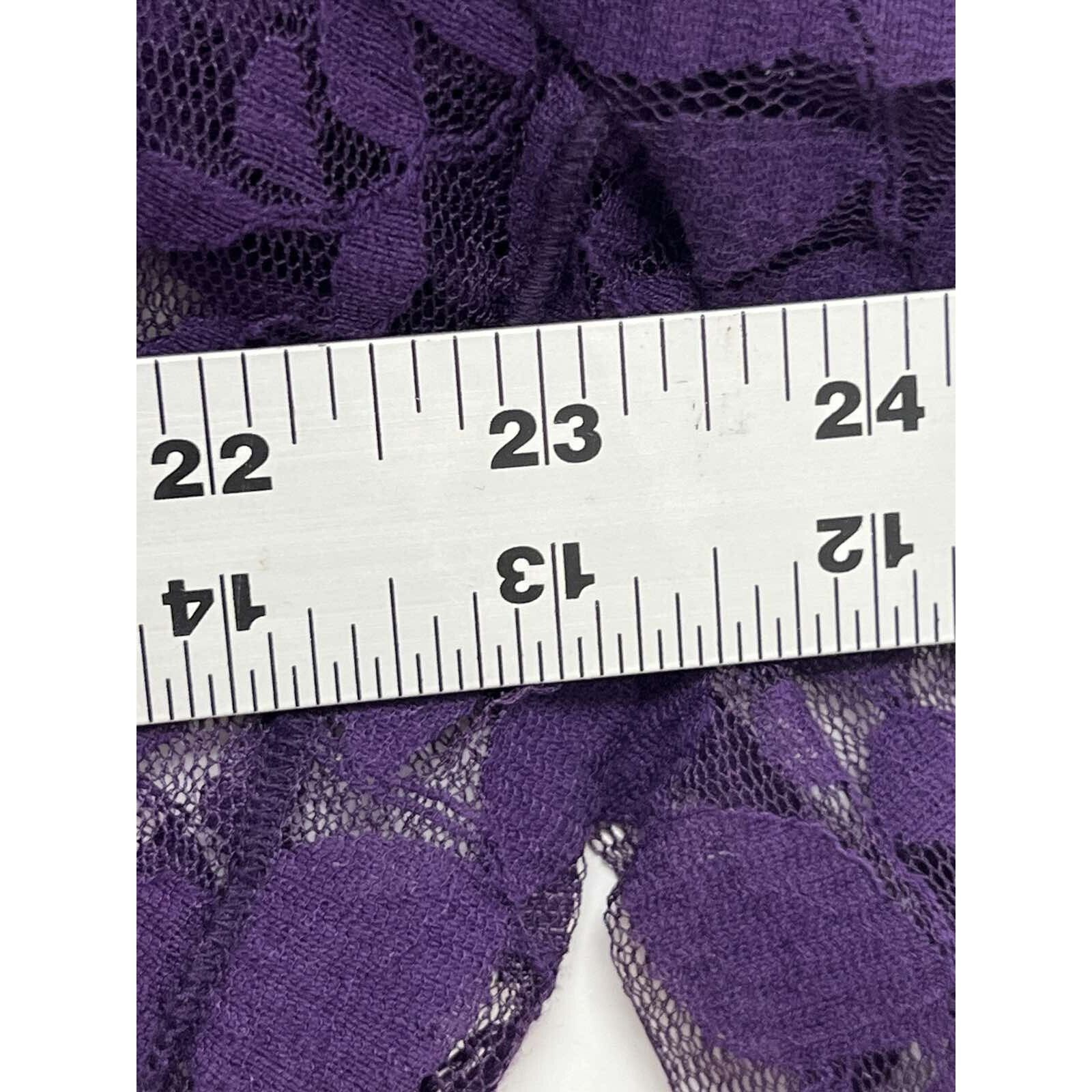 Anonymous Club MSK WOMEN Purple Dress 3/4 Sleeve Length Size 24W A000601 Size XXL / US 16-18 / IT 52-54 - 5 Thumbnail