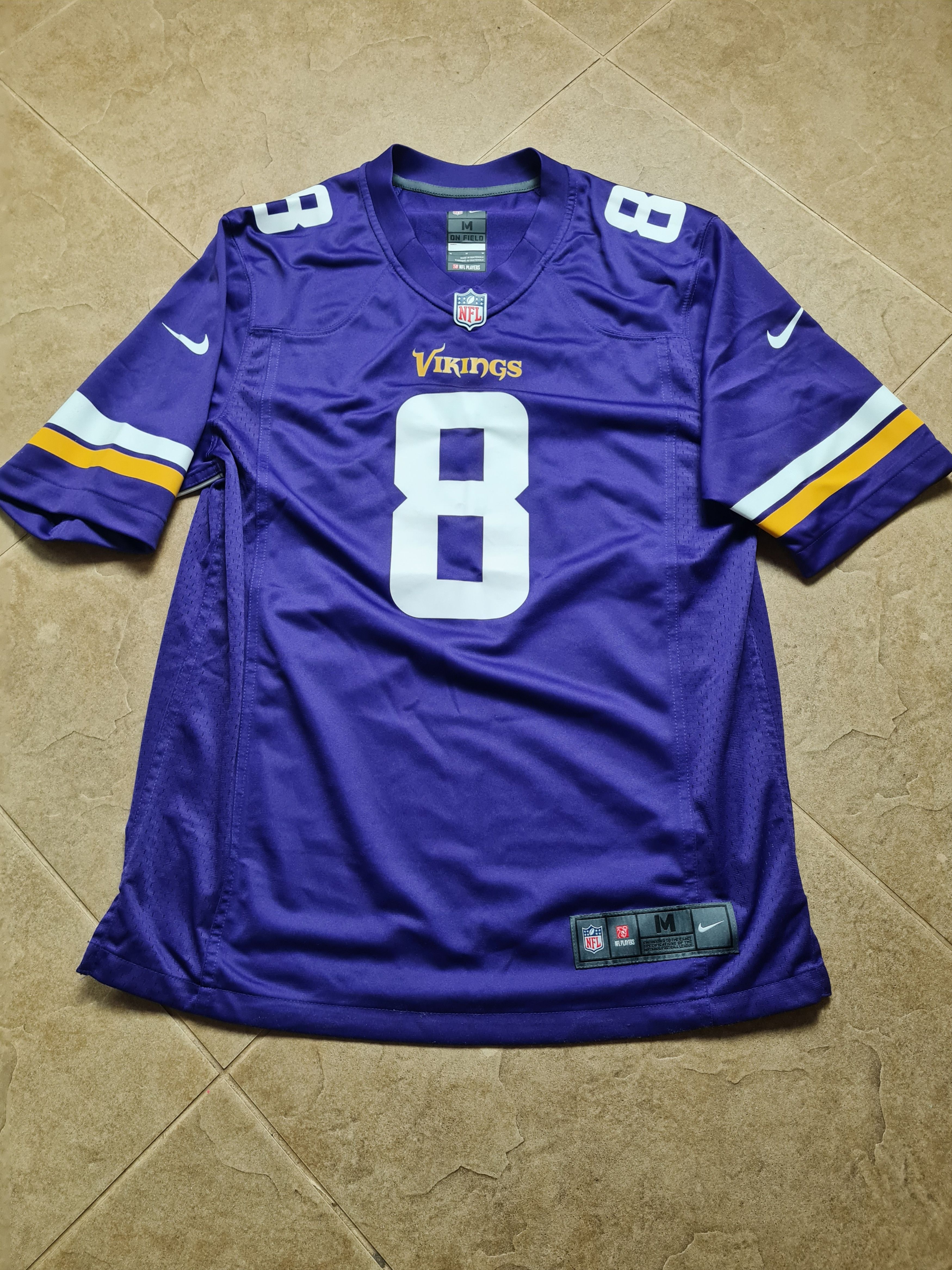 Nike Nike Jersey Shirt NFL USA Minnesota Vikings Sam Bradford #8 Size US M / EU 48-50 / 2 - 8 Thumbnail