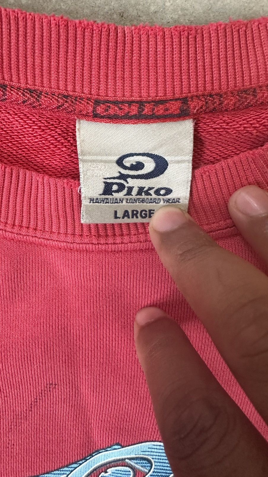 Vintage VINTAGE PIKO SURF DISTRESSED SWEATSHIRT Size US M / EU 48-50 / 2 - 5 Thumbnail