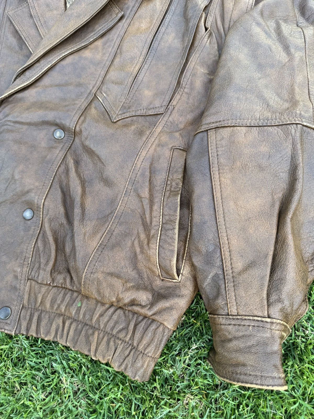 Vintage Vintage jacket echtes leder capia Size US L / EU 52-54 / 3 - 6 Thumbnail