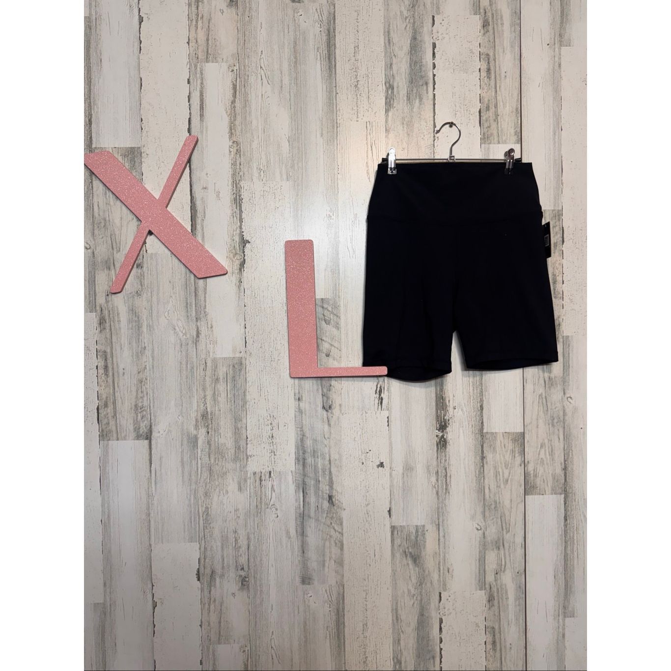 Other 90 Degree by Reflex Interlock Everyday 7” Black Compression Biker Shorts XL Size 32" / US 10 / IT 46 - 1 Thumbnail