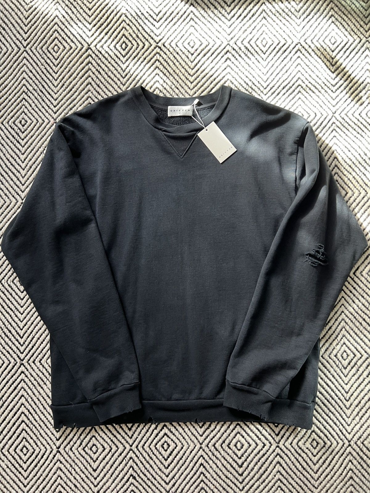 DRIFTER ✅ DRIFTER Crewneck Sweatshirt Black Vintage #Maison Margiela Size US M / EU 48-50 / 2 - 1 Thumbnail
