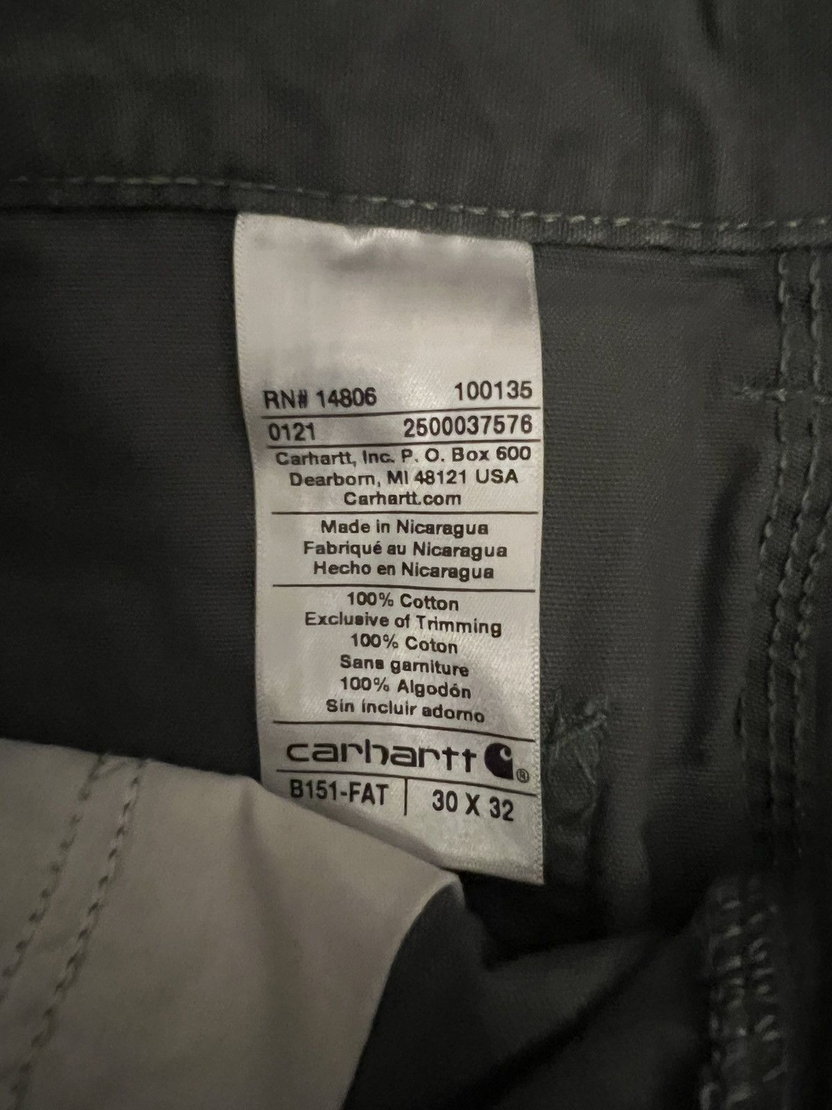 Carhartt Vintage Carhartt Baggy Fit Canvas Carpenter Pants Size US 30 / EU 46 - 5 Thumbnail