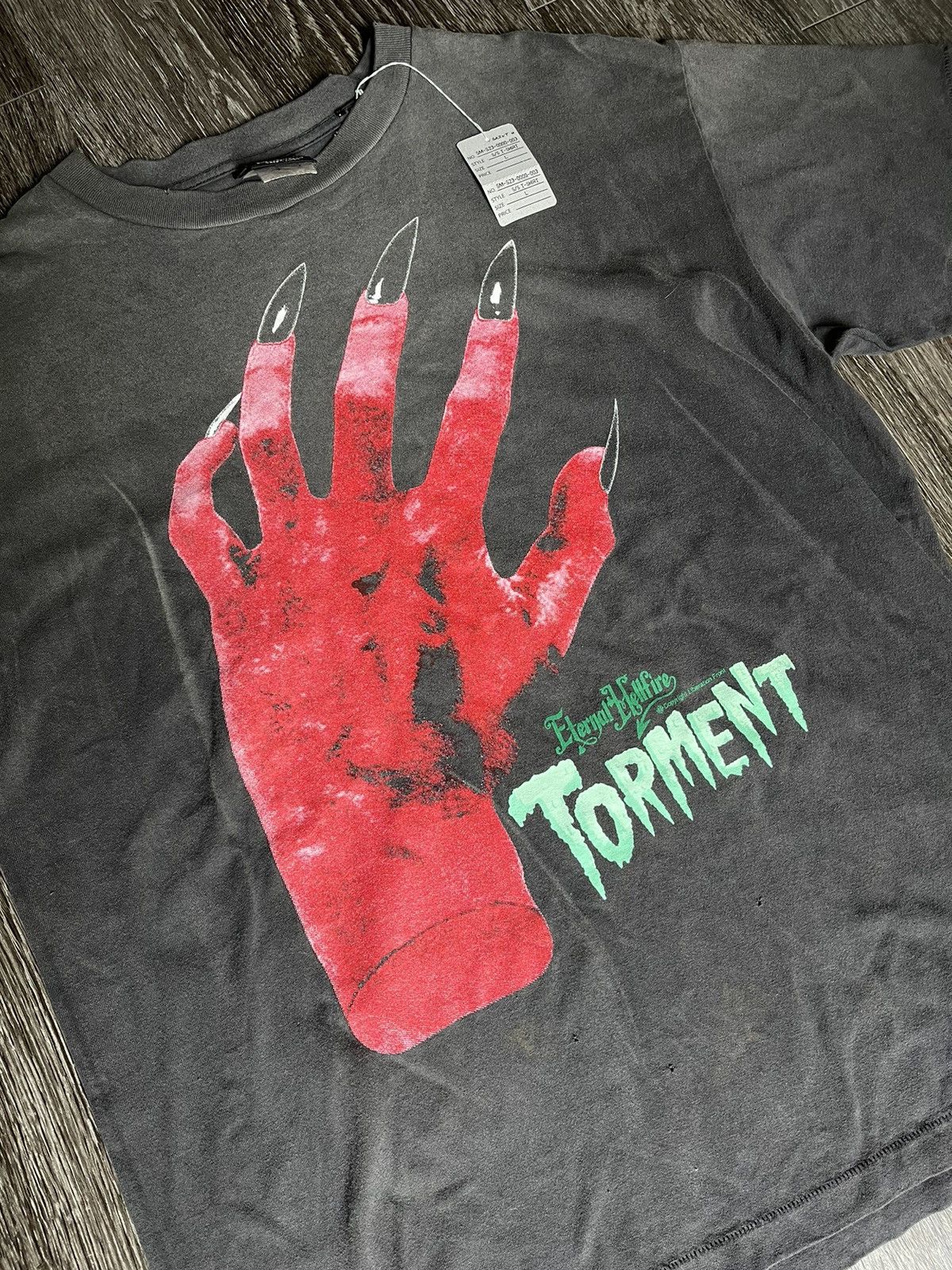 Saint Michael NEW Saint Michael Devil Hand Tee Size US L / EU 52-54 / 3 - 2 Thumbnail