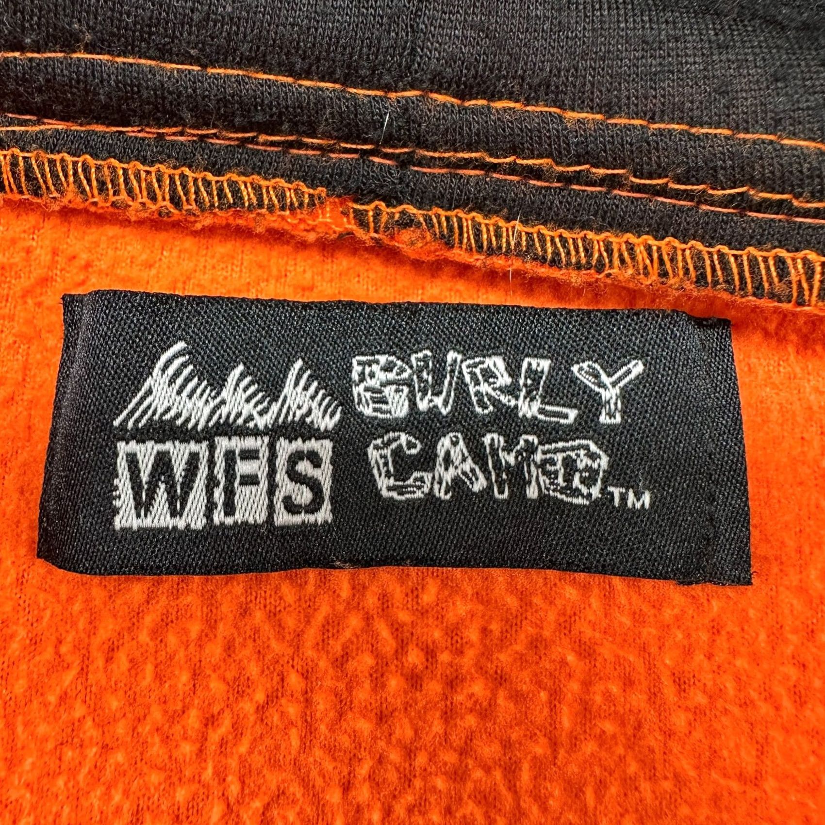 Realtree WFS Hoodie Mens L Orange Camo Pullover Hooded Fleece Pocket Camouflage Hunting RealTree Style Crew Neck Size US L / EU 52-54 / 3 - 7 Thumbnail