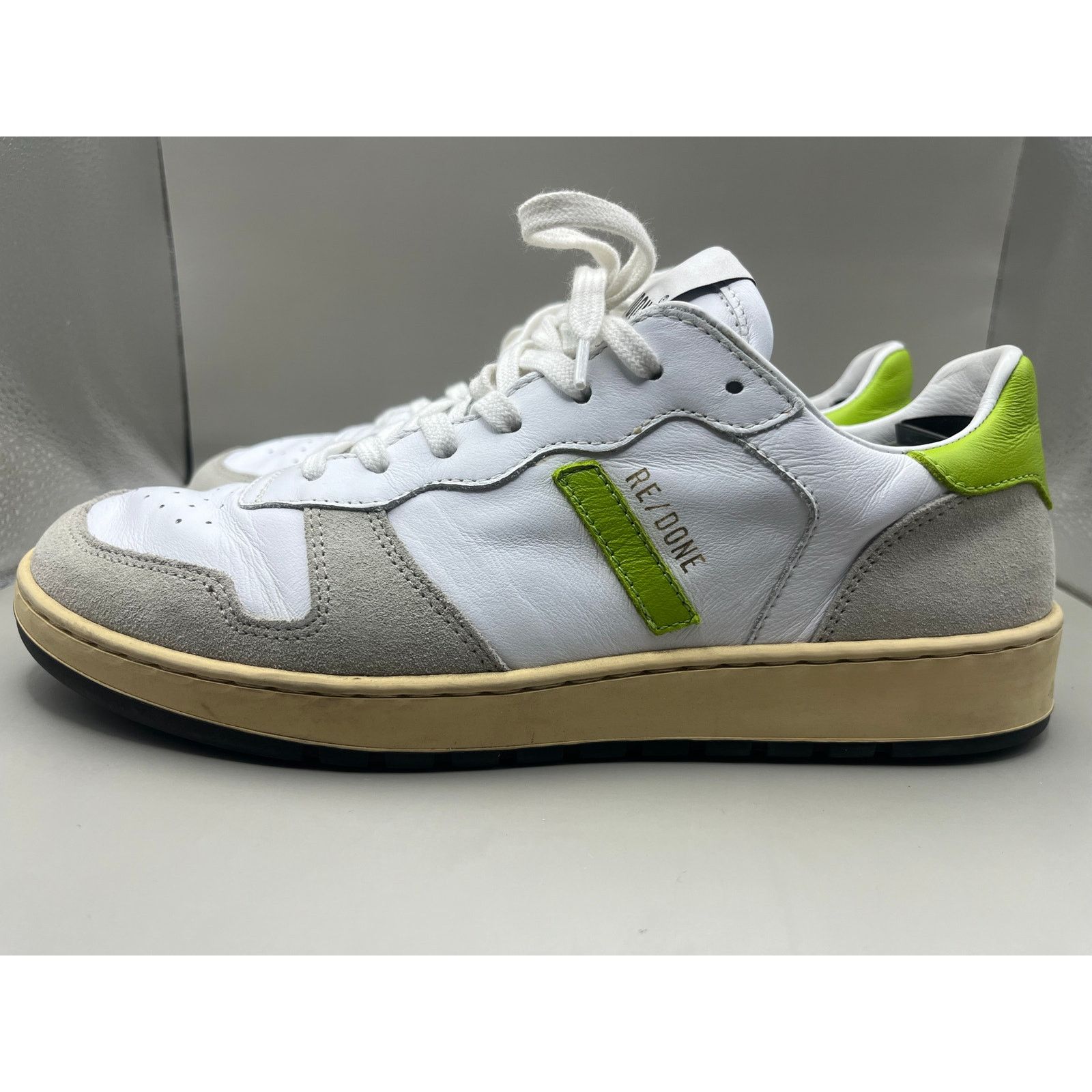 RE/DONE REDONE Sustainable Basketball Block Leather Suede Sneakers Size US 8.5 / IT 38.5 - 1 Thumbnail