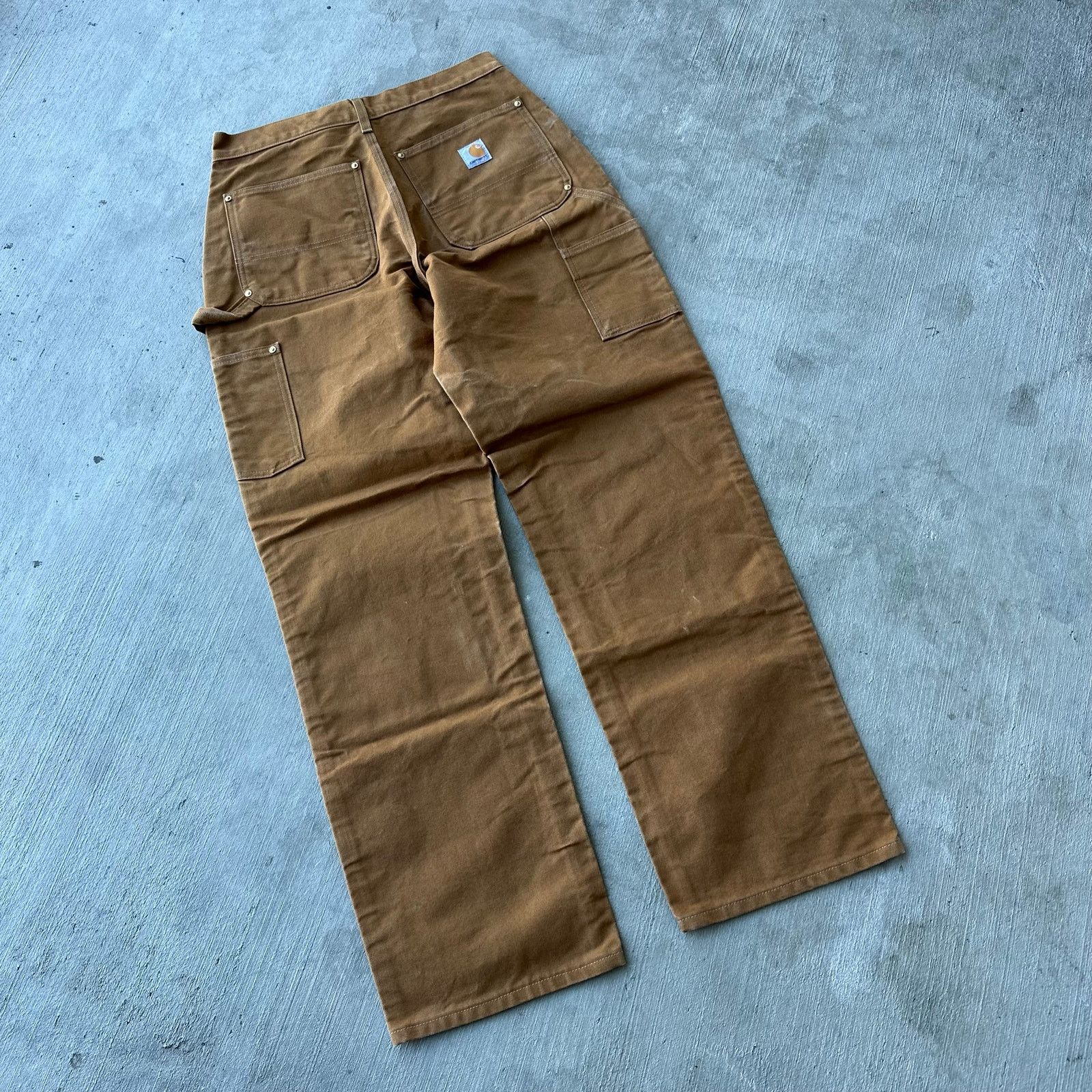 Carhartt × Vintage Carhartt brown double knee work wear carpenter pants Size US 29 - 5 Thumbnail