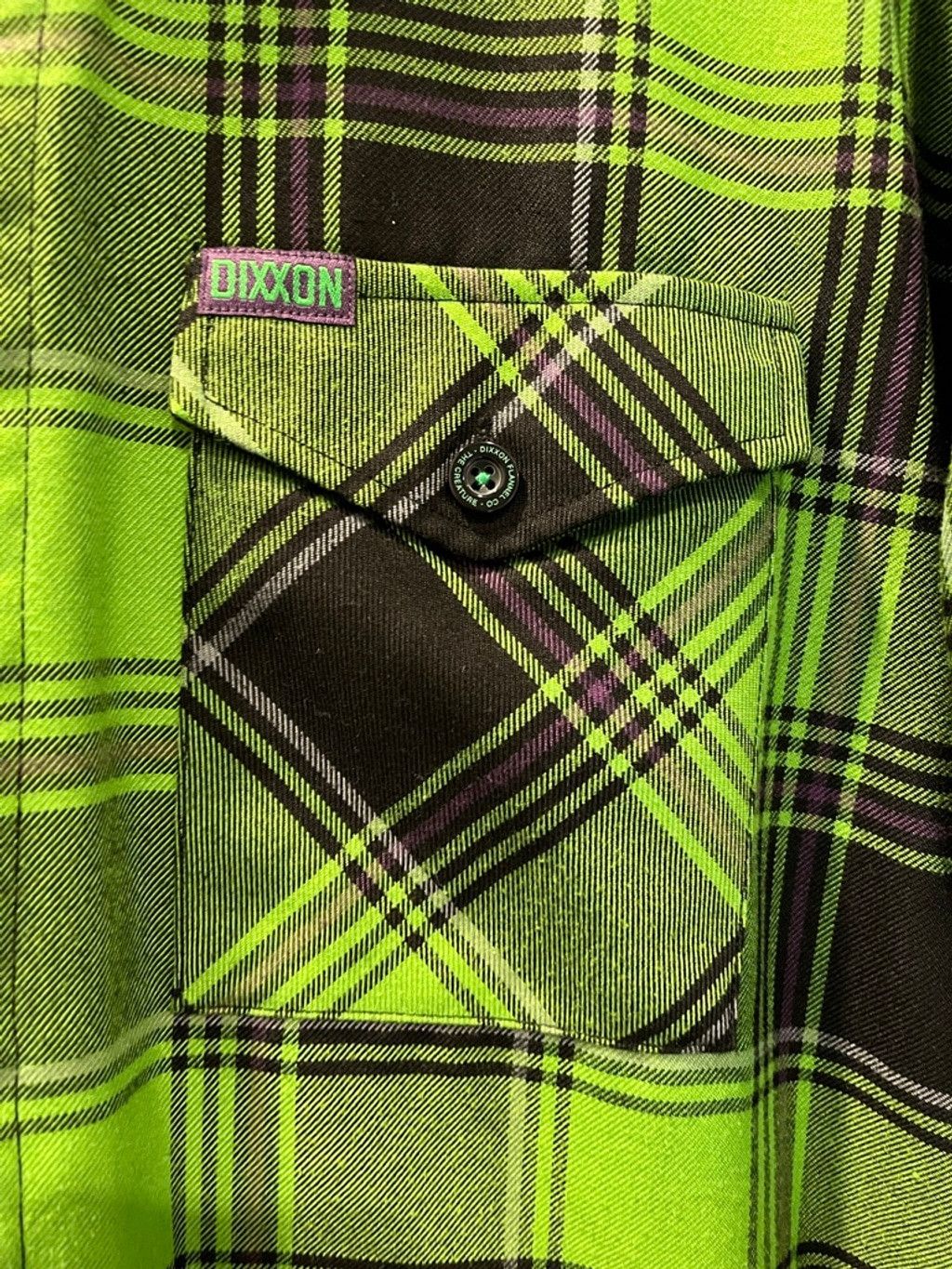 Dixxon Dixxon Flannel The Creature Ltd Ed Plaid Green Shirt Size L Size US L / EU 52-54 / 3 - 11 Thumbnail