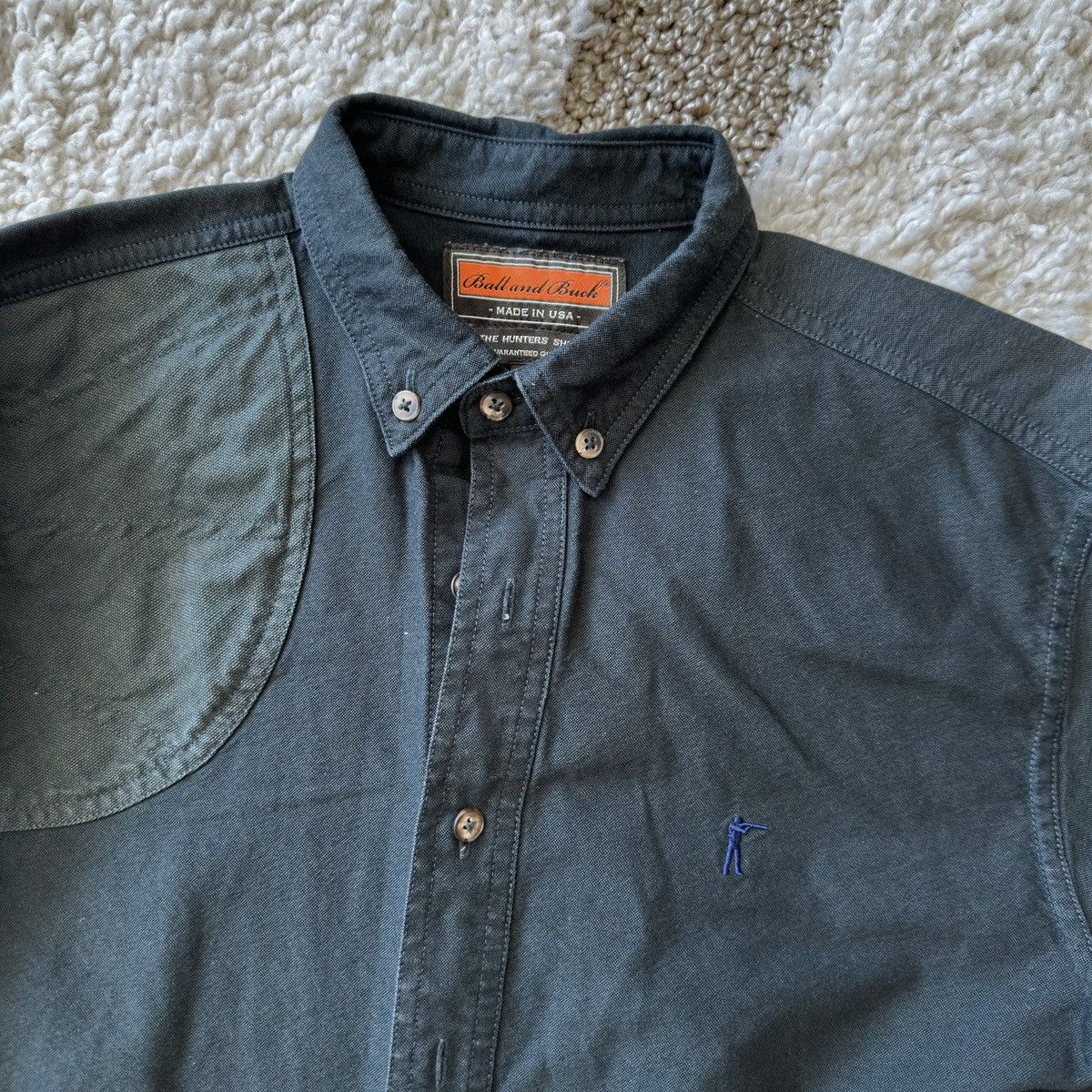 Ball and Buck Hunter shirt - Dark Olive Size US S / EU 44-46 / 1 - 2 Thumbnail