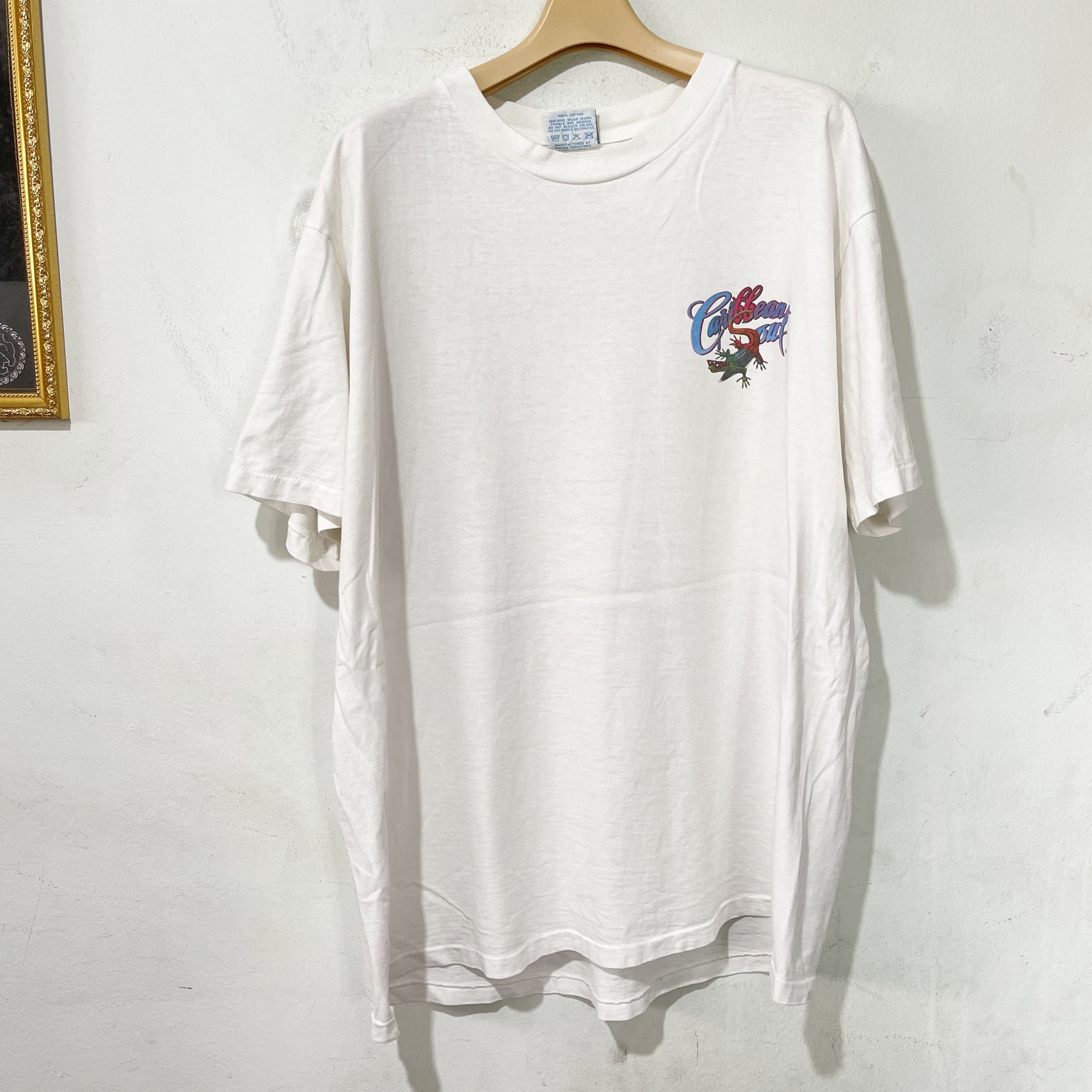 Vintage Vintage 90s Caribbean Soul Sailing T-Shirt Size US XL / EU 56 / 4 - 4 Thumbnail
