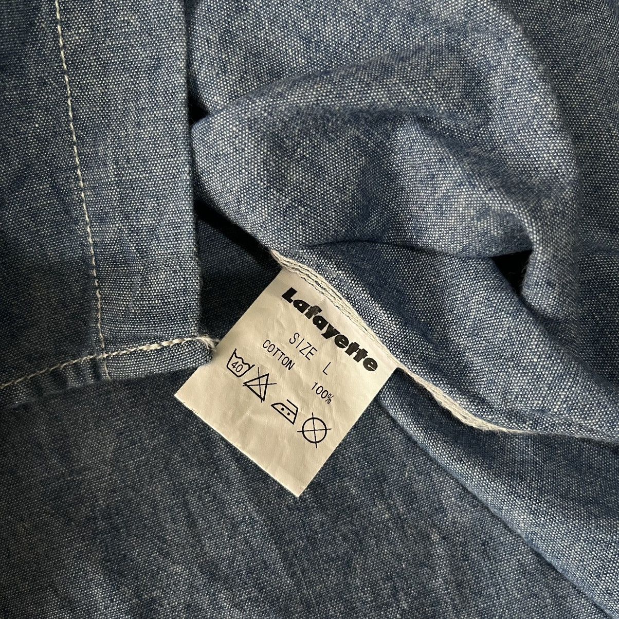 Lafayette 148 Lafayette Union Made classic chambray shirt 🔵 Size US L / EU 52-54 / 3 - 8 Thumbnail