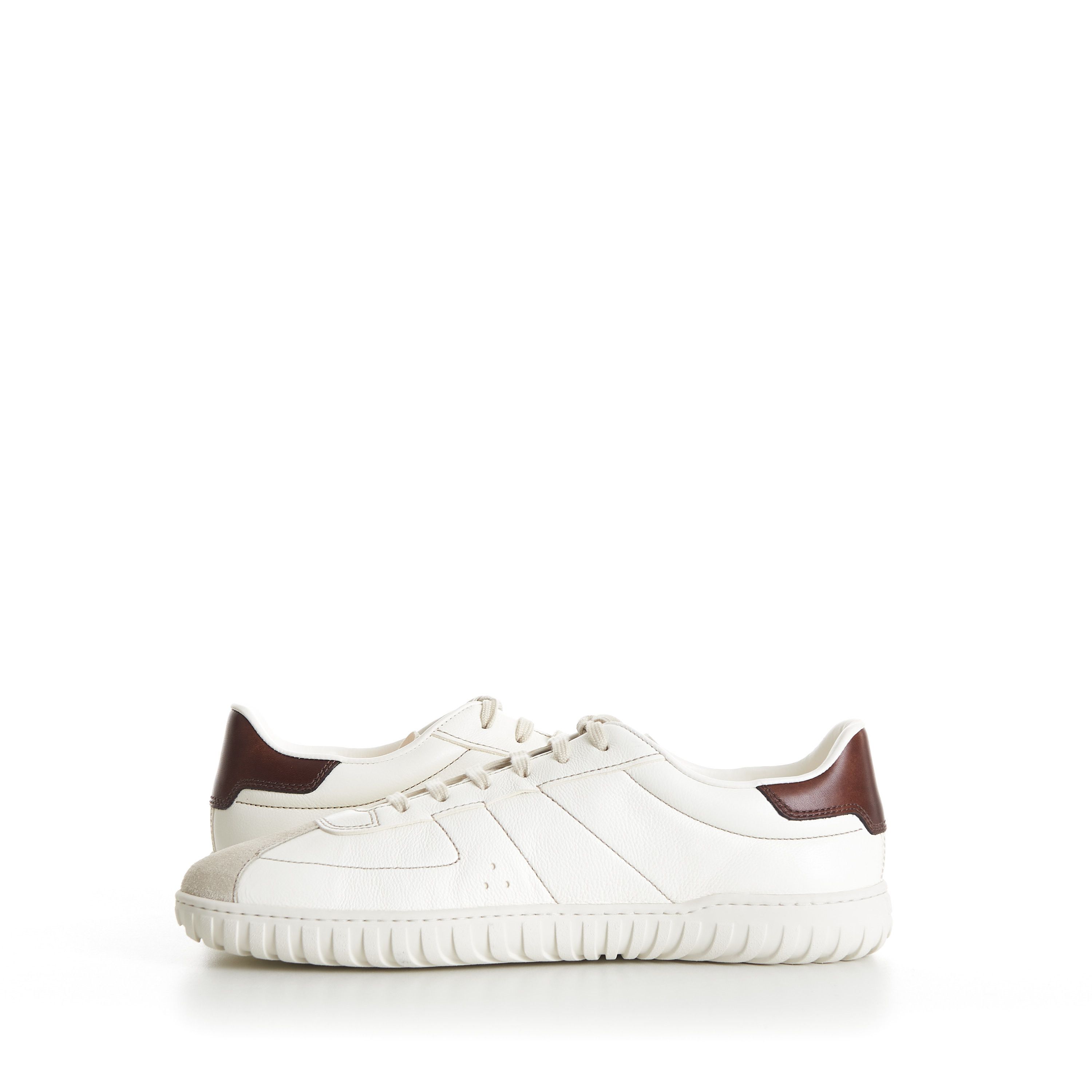 Berluti White Trainer Leather Sneaker - Scritto, Patina Leather Tab Size US 7.5 / EU 40-41 - 9 Thumbnail