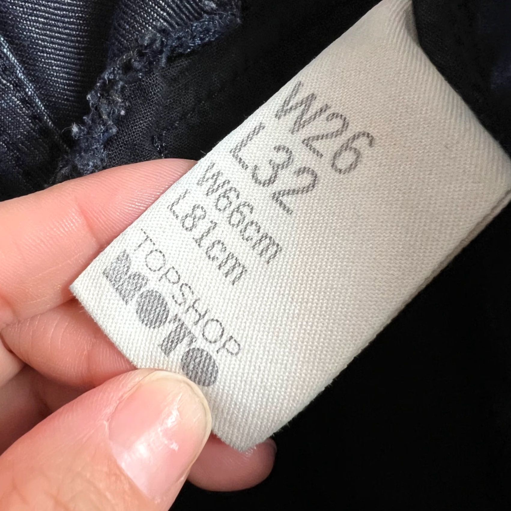 Topshop Topshop Moto Jeans Size 26 Dark Wash Skinny Cotton Blend Denim Womens Size 26" / US 2 / IT 38 - 4 Thumbnail