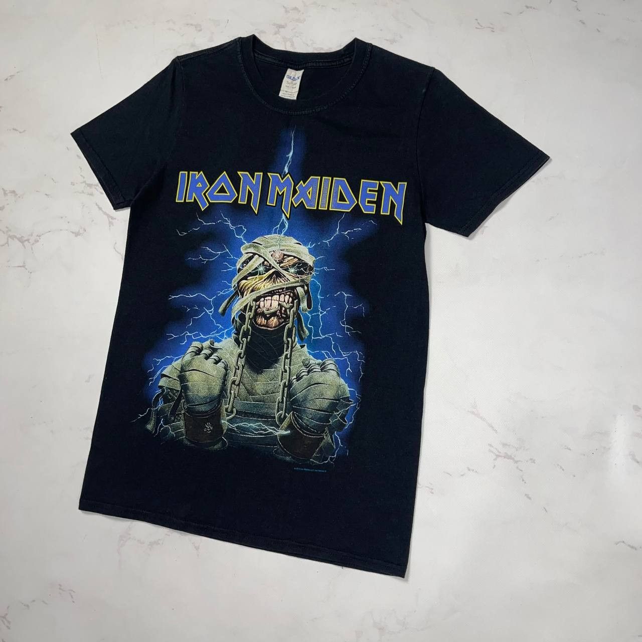 Vintage vintage x band tee Cotton Iron Maiden T Shirt Gildan Sz S Size US S / EU 44-46 / 1 - 4 Thumbnail