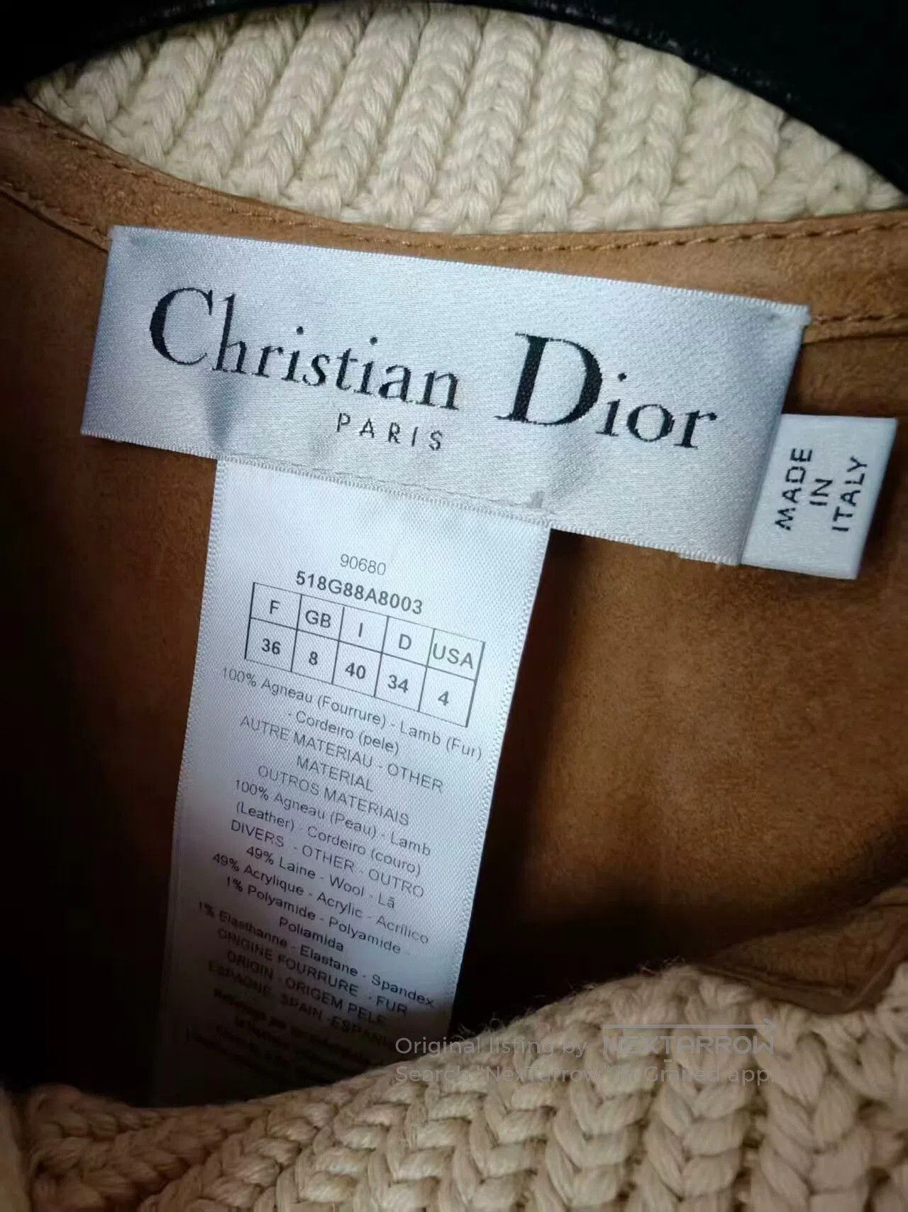 Dior Dior Fur Vest. Size M / US 6-8 / IT 42-44 - 3 Thumbnail