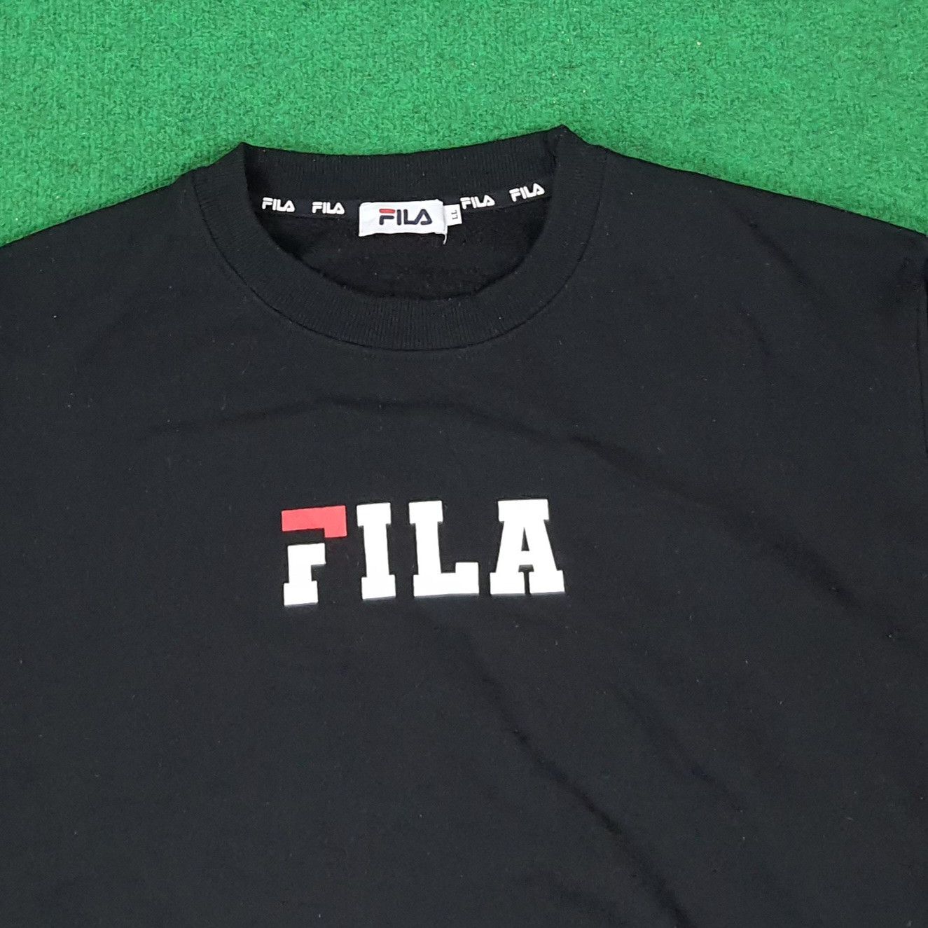 Fila Vintage FILA Spell Out Center Sweatshirt C247N25 Size US L / EU 52-54 / 3 - 2 Thumbnail