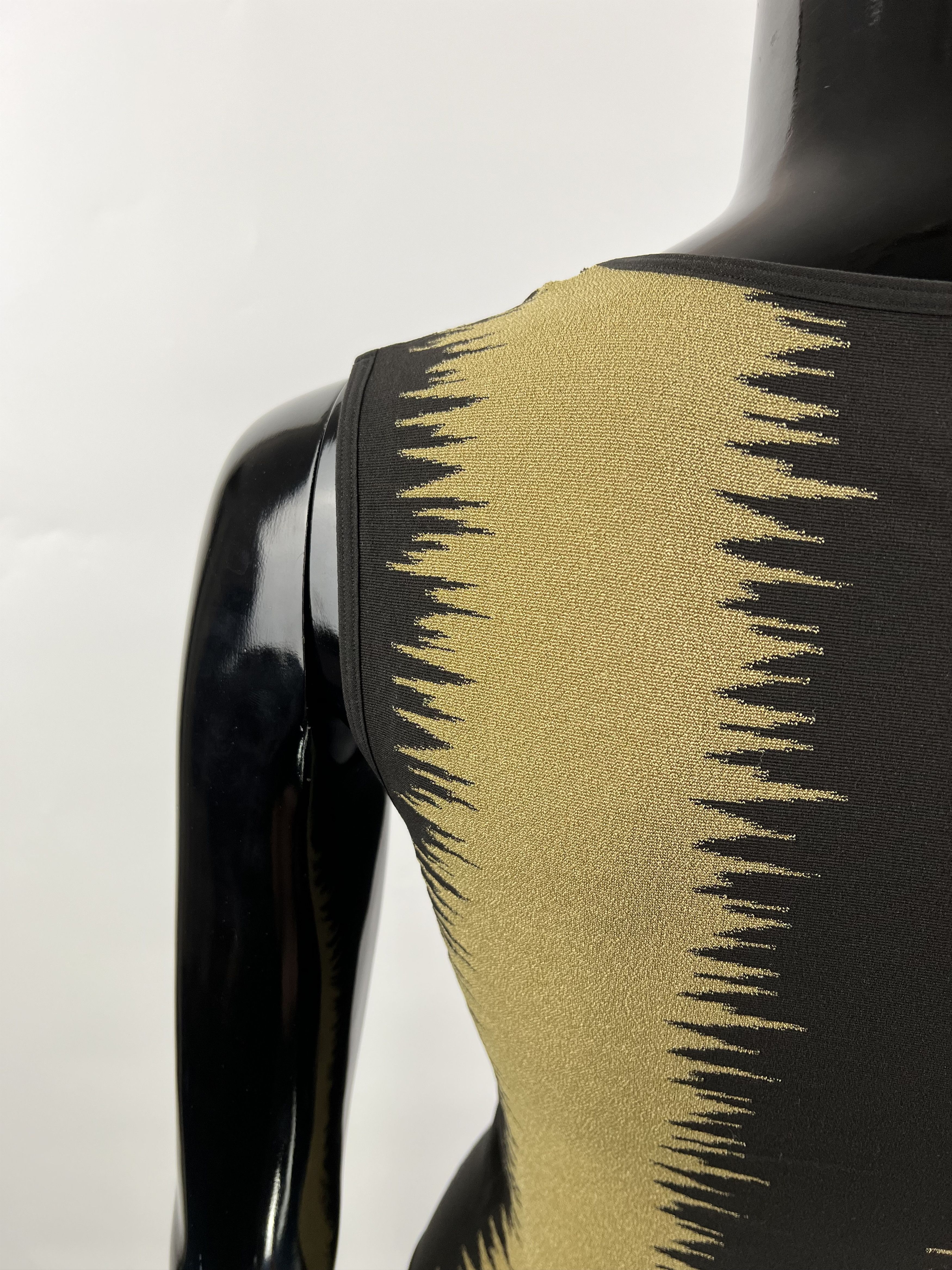 Wolford Wolford Black Gold Bodysuit Size M Size M / US 6-8 / IT 42-44 - 4 Thumbnail