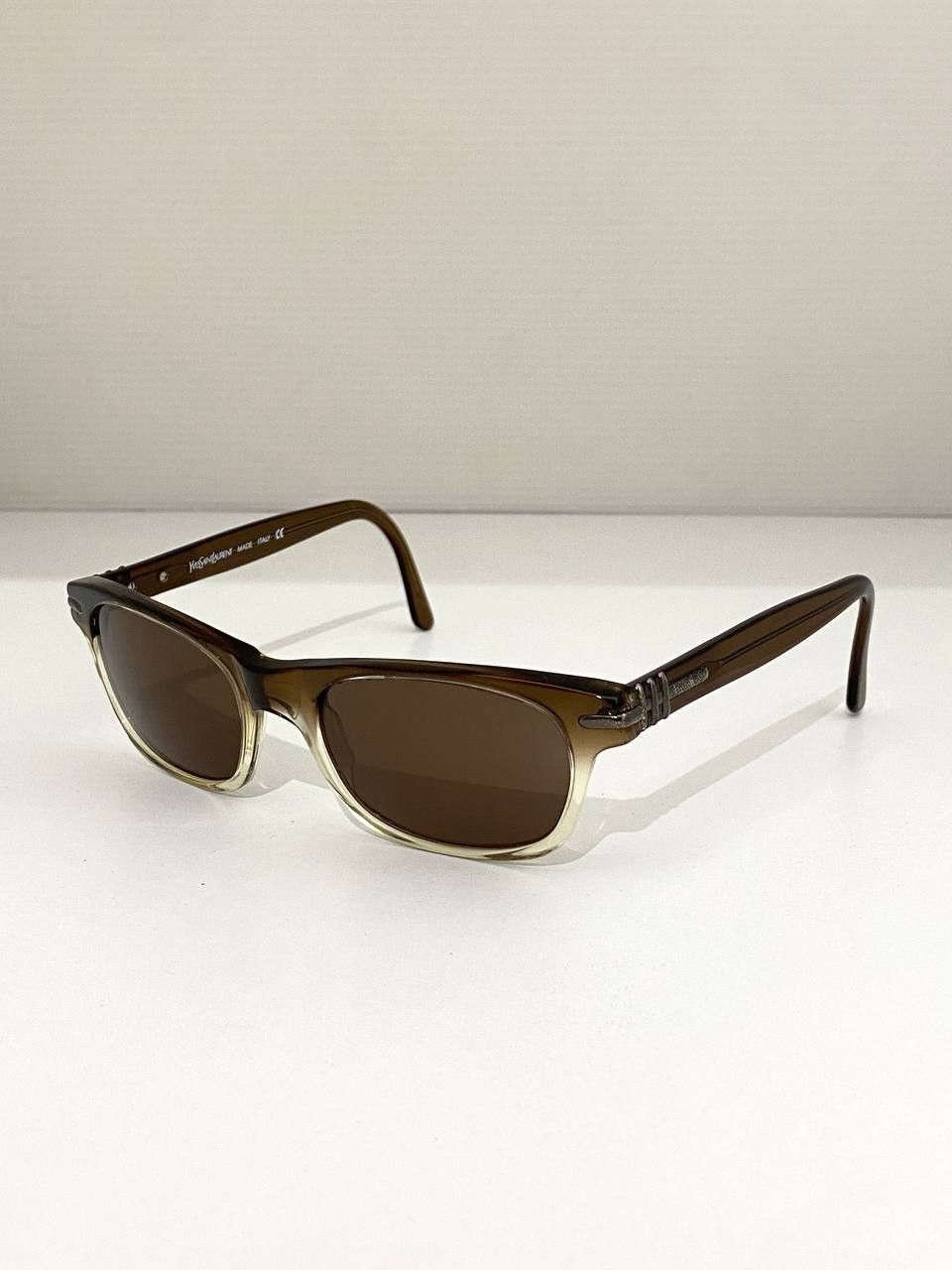 Yves Saint Laurent Yves Saint Laurent YSL Logo Square Retro Sunglasses VIntage Size ONE SIZE - 4 Thumbnail